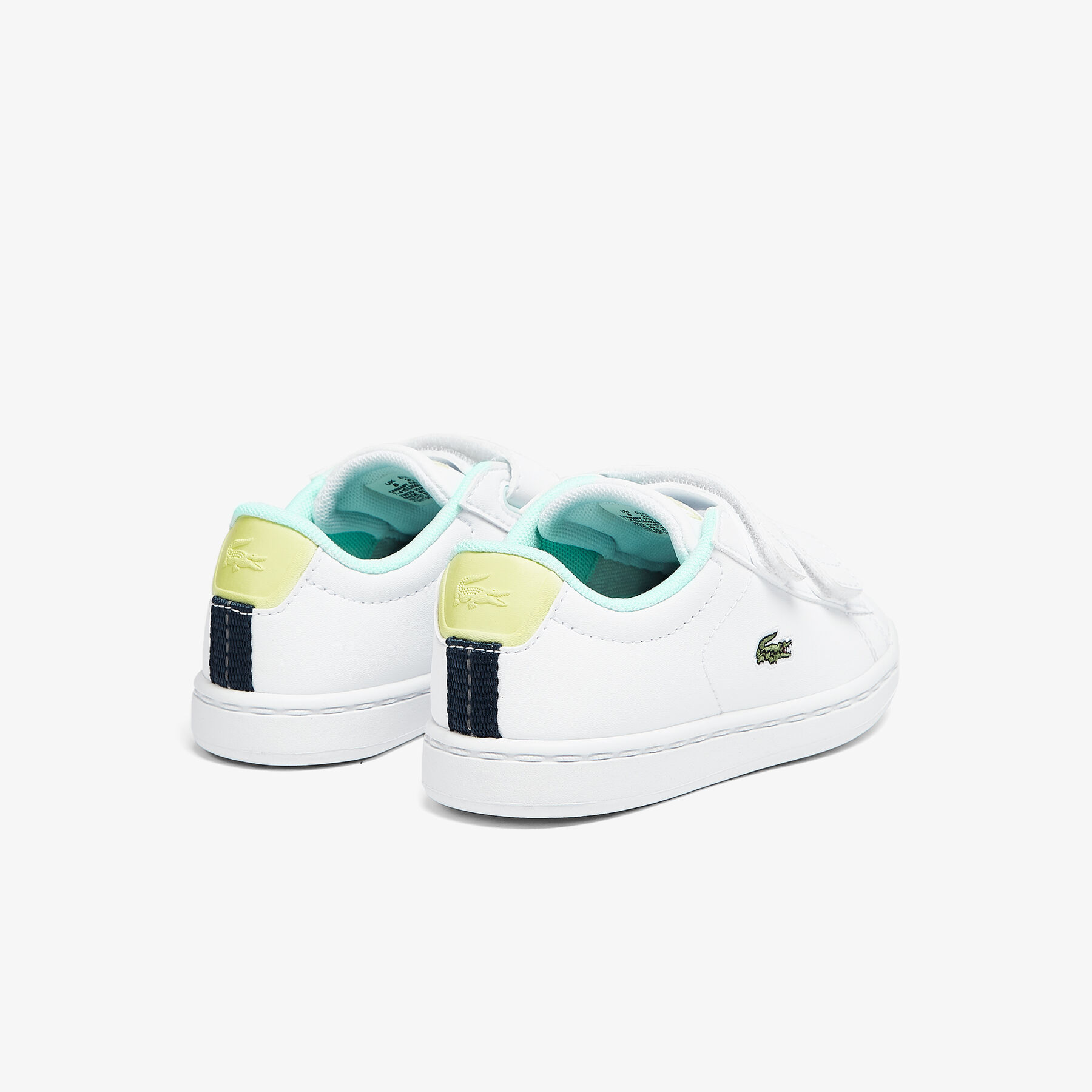 Infants' Carnaby Evo Synthetic Citrus Accent Trainers lacoste infants carnaby evo synthetic citrus accent trainers