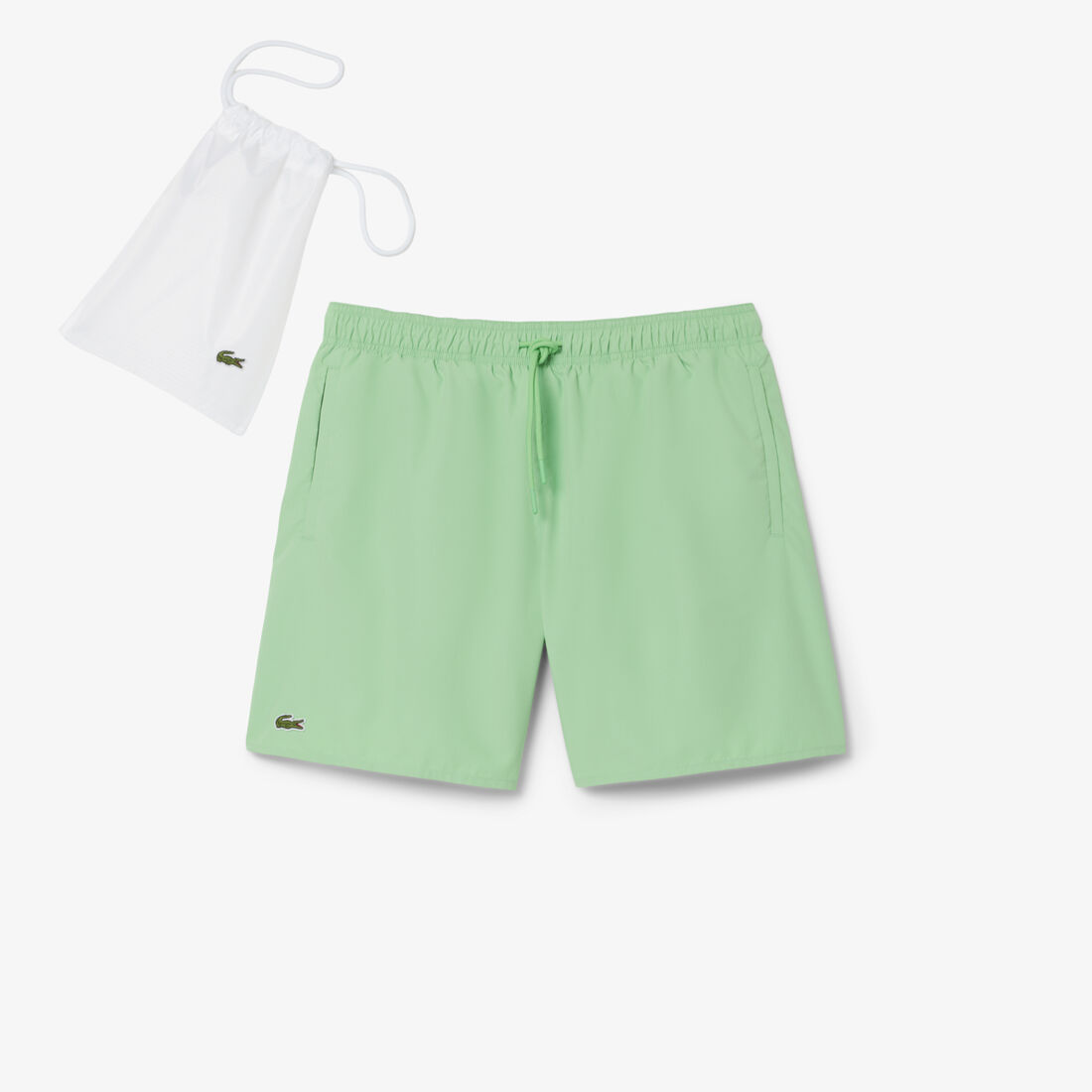 Mid Length Monochrome Swim Trunks Mid Length Monochrome Swim Trunks