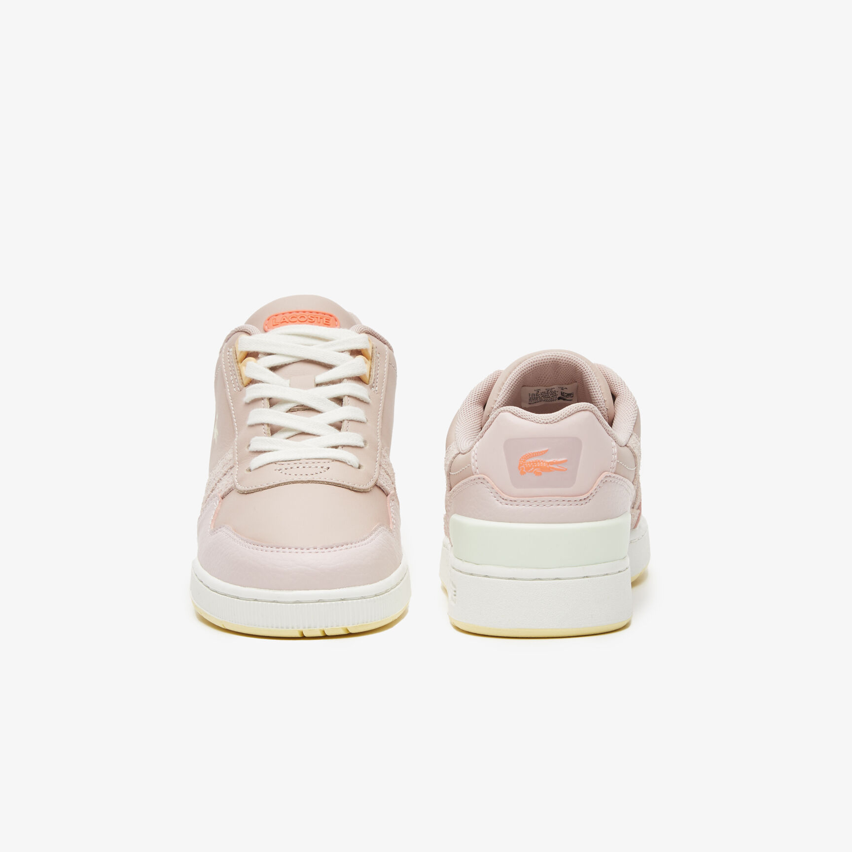 سنيكرز لاكوست تي كليب جلد بنعل مطاطي للنساء