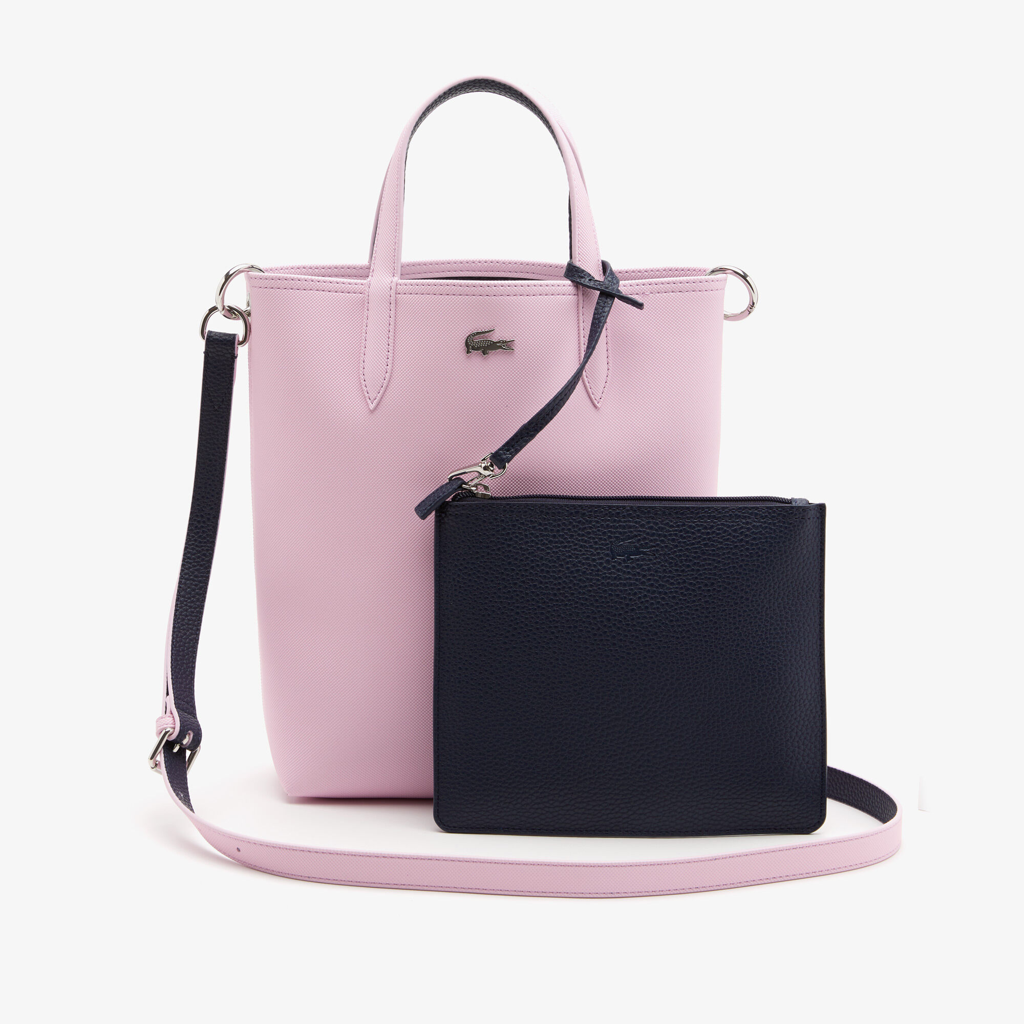 Pink lacoste bag shop