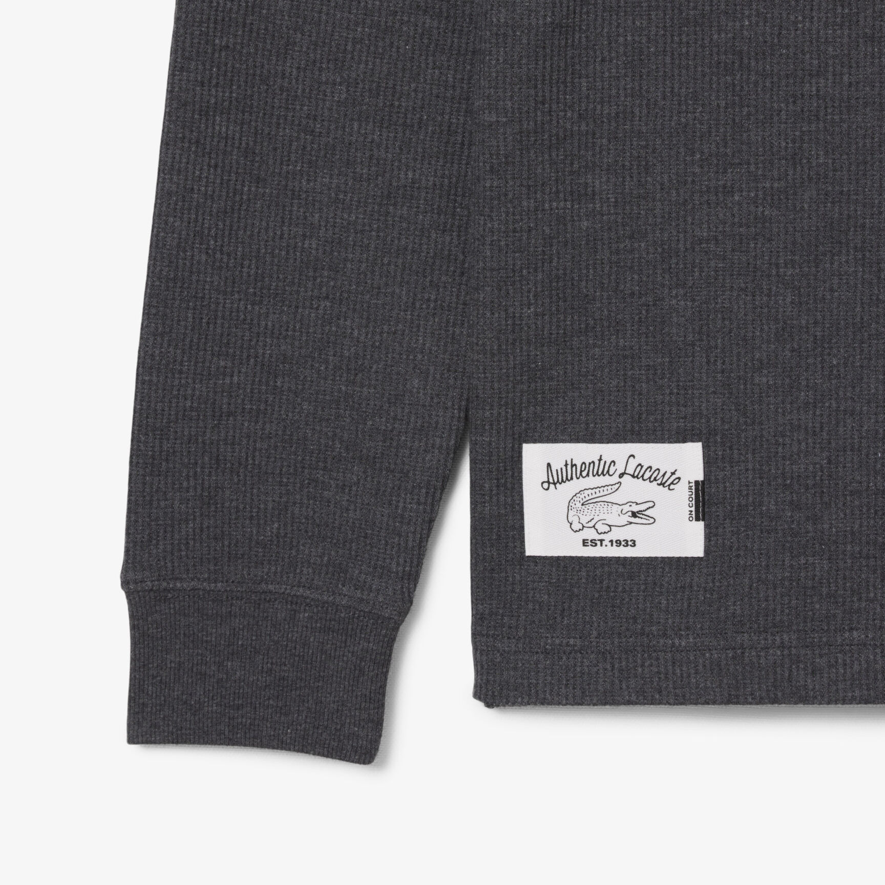 Long Sleeved Waffle Knit T-shirt - TH0035-00-050