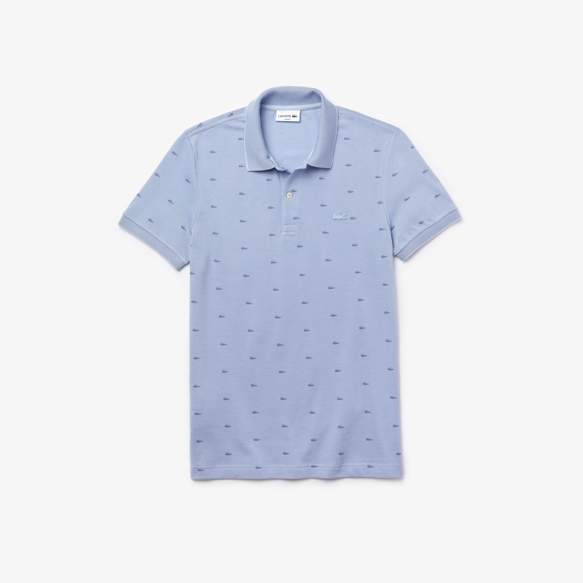 Men's Lacoste Micro Print Polo Shirt