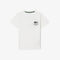 lacoste print cotton t shirt