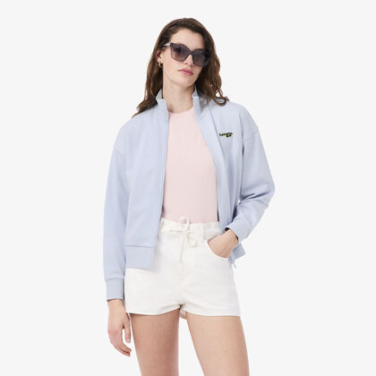 سويت شيرت بسحاب بقصة مريحة