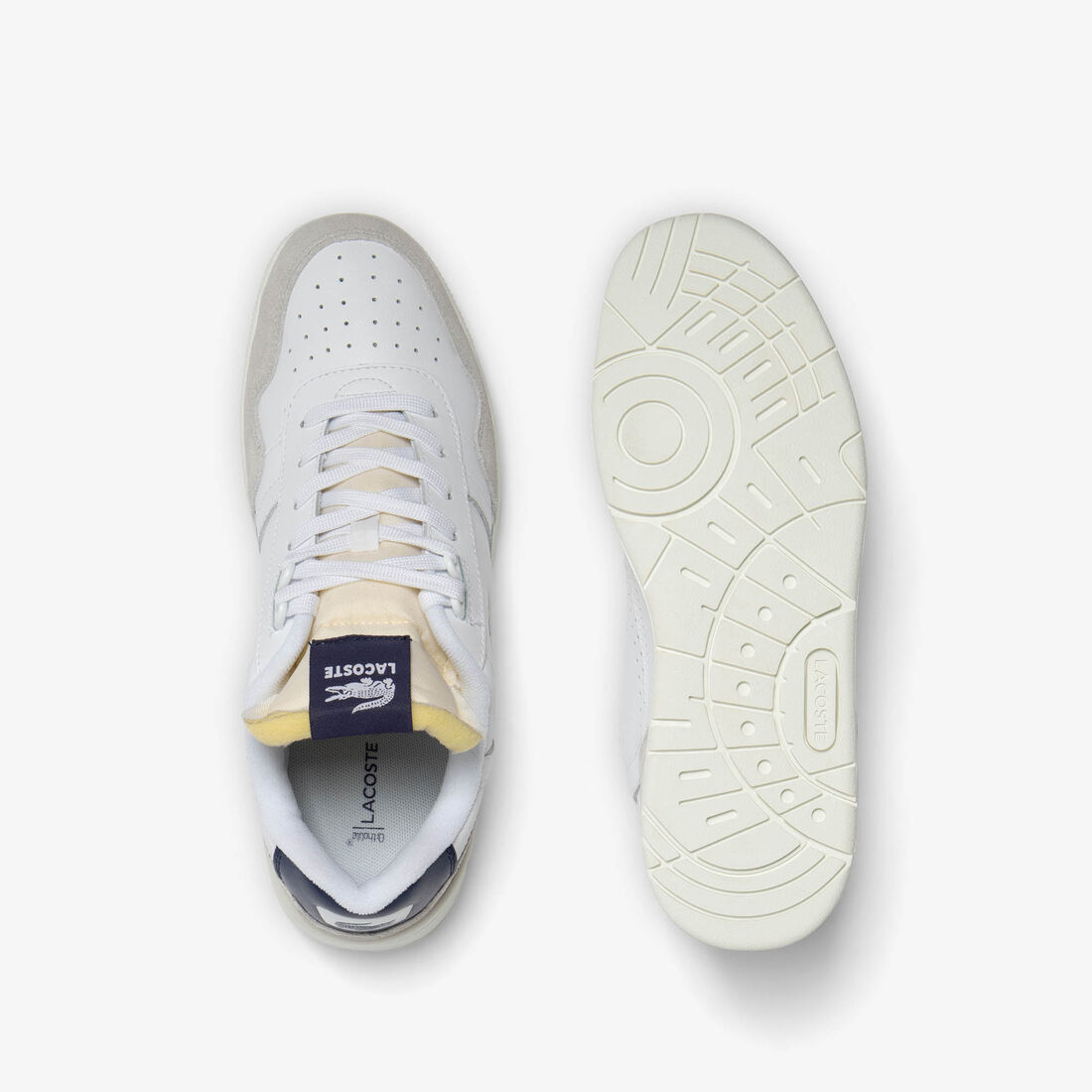 Men's T-Clip Leather Trim Trainers Men's T-Clip Leather Trim Trainers