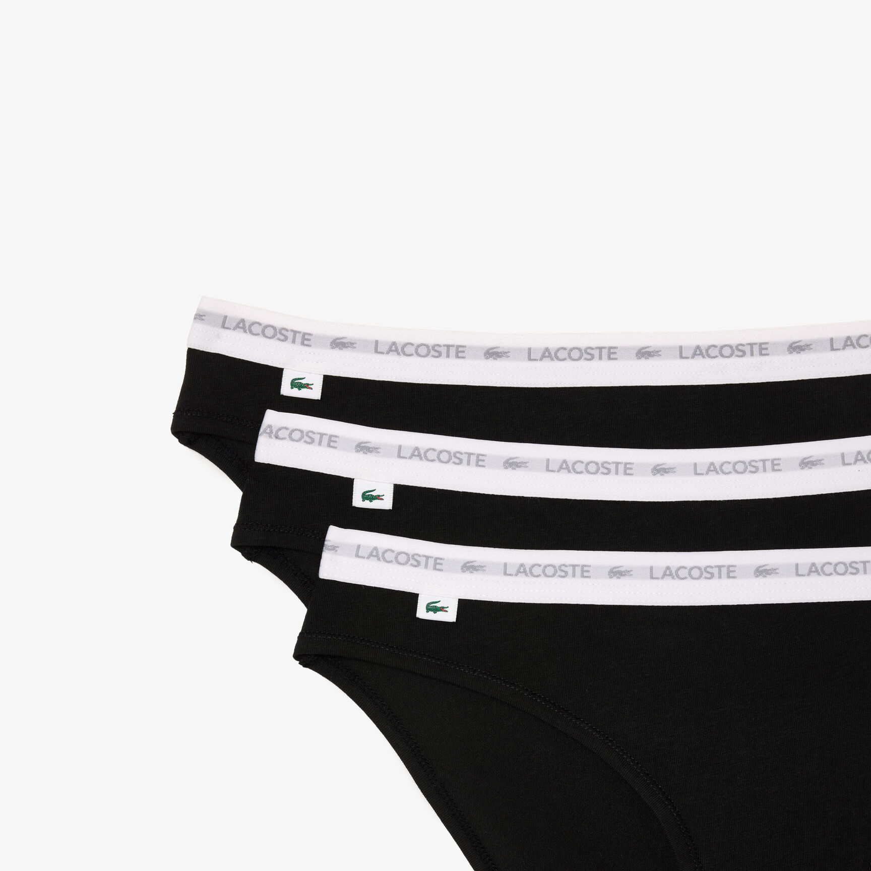 طقم بوكسر قطن مطاطي بتصميم رفيع من الجانبين، 3 قطع طقم بوكسر قطن مطاطي بتصميم رفيع من الجانبين، 3 قطع