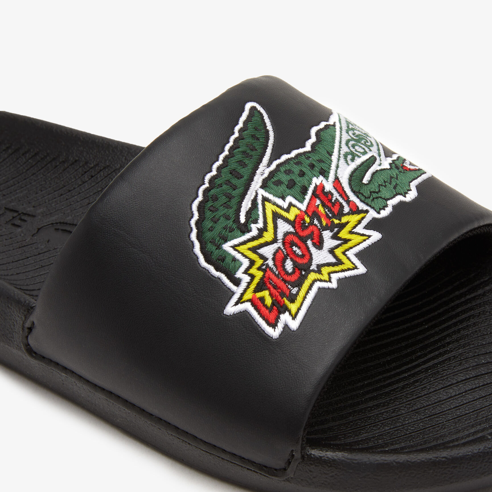 حذاء مفتوح لاكوست من خامات صناعية للرجال مجموعة Croco حذاء مفتوح لاكوست من خامات صناعية للرجال مجموعة Croco