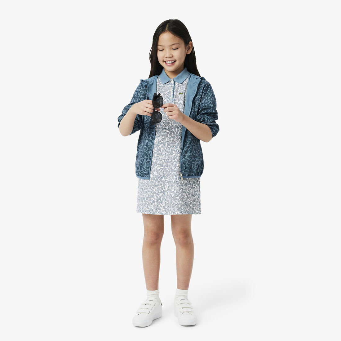 فستان بولو قطني مطبوع فستان بولو قطني مطبوع