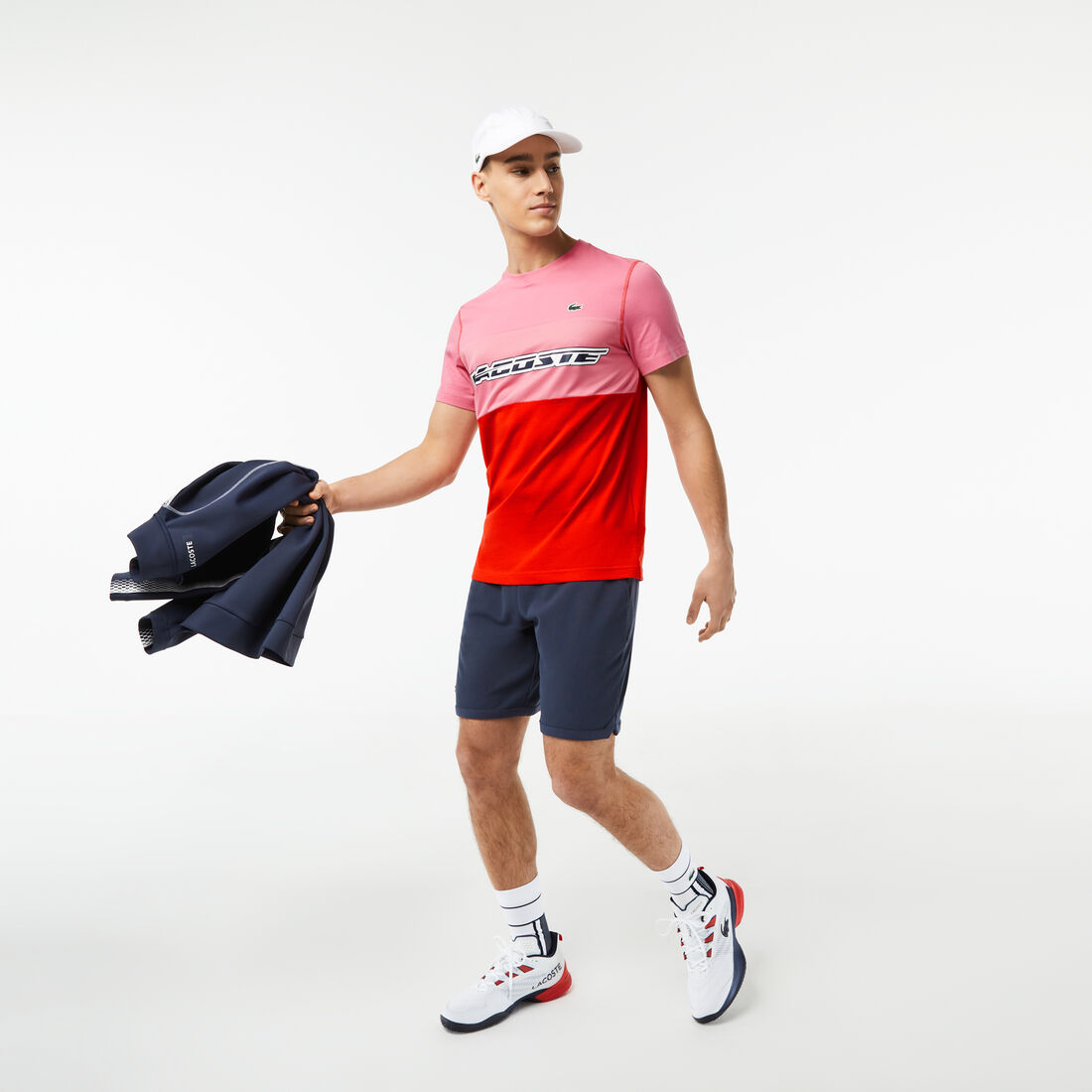 Men's Lacoste Tennis x Daniil Medvedev Jersey T-Shirt Men's Lacoste Tennis x Daniil Medvedev Jersey T-Shirt