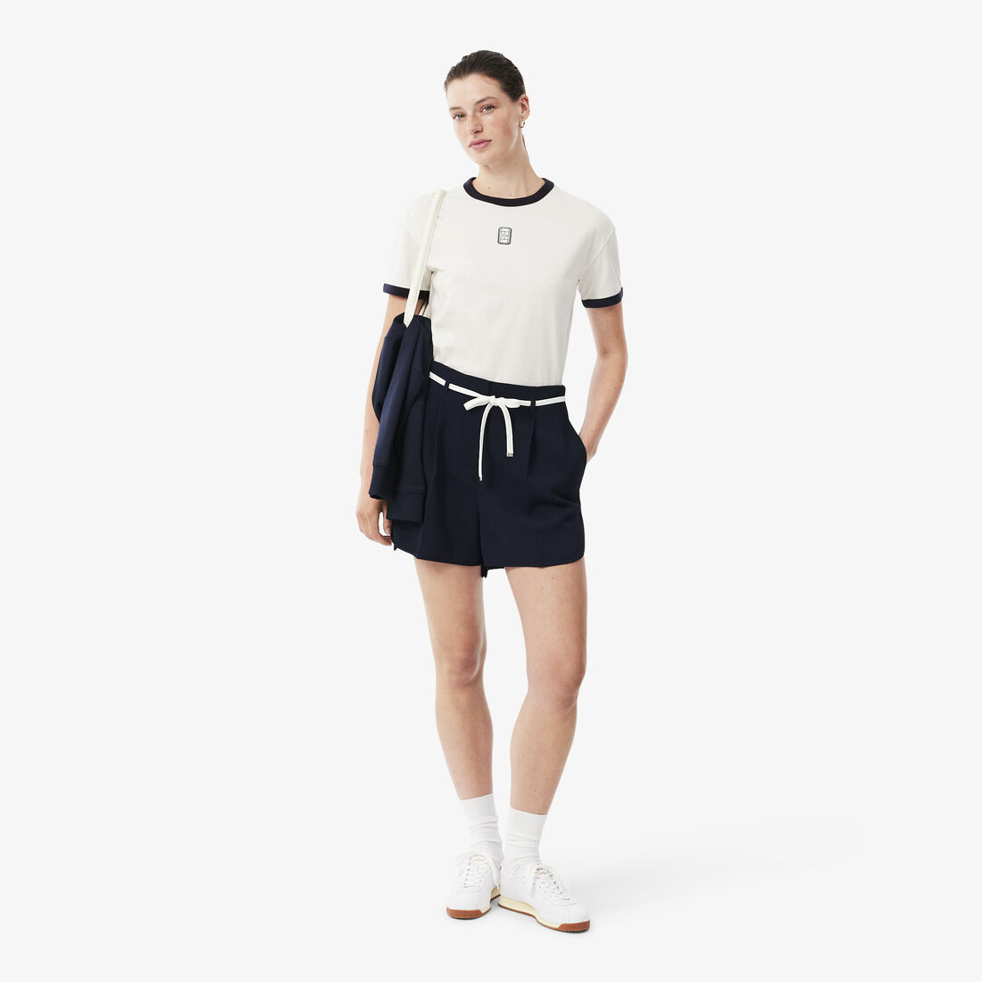 Embroidered Badge Jersey T-shirt