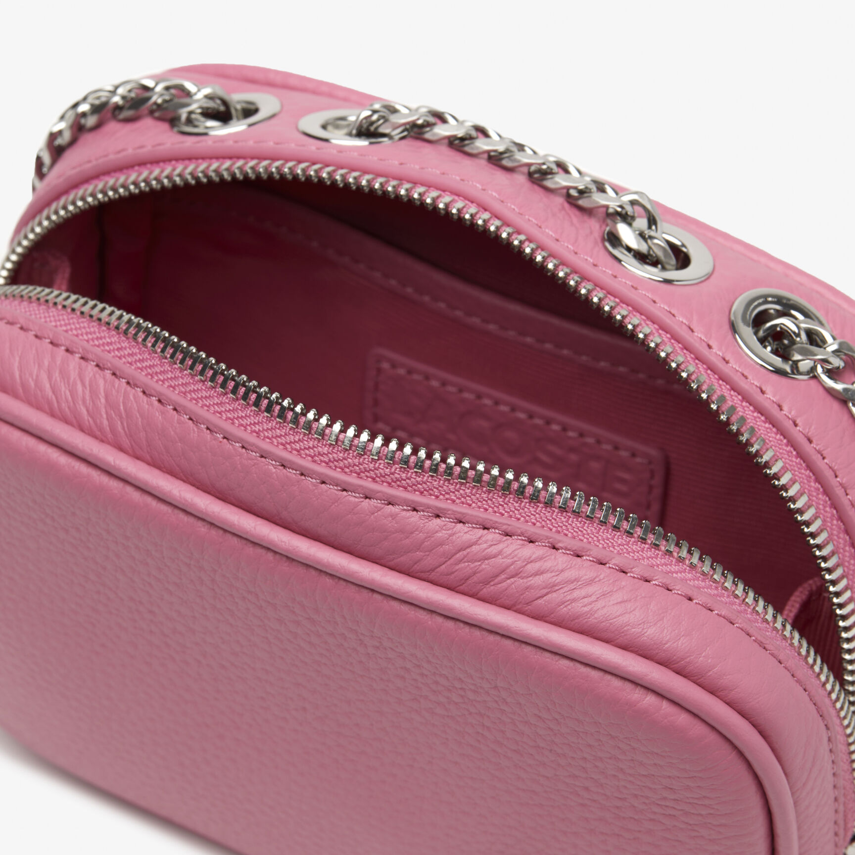 Women’s Lacoste Top Grain Leather Square Shoulder Bag Women’s Lacoste Top Grain Leather Square Shoulder Bag