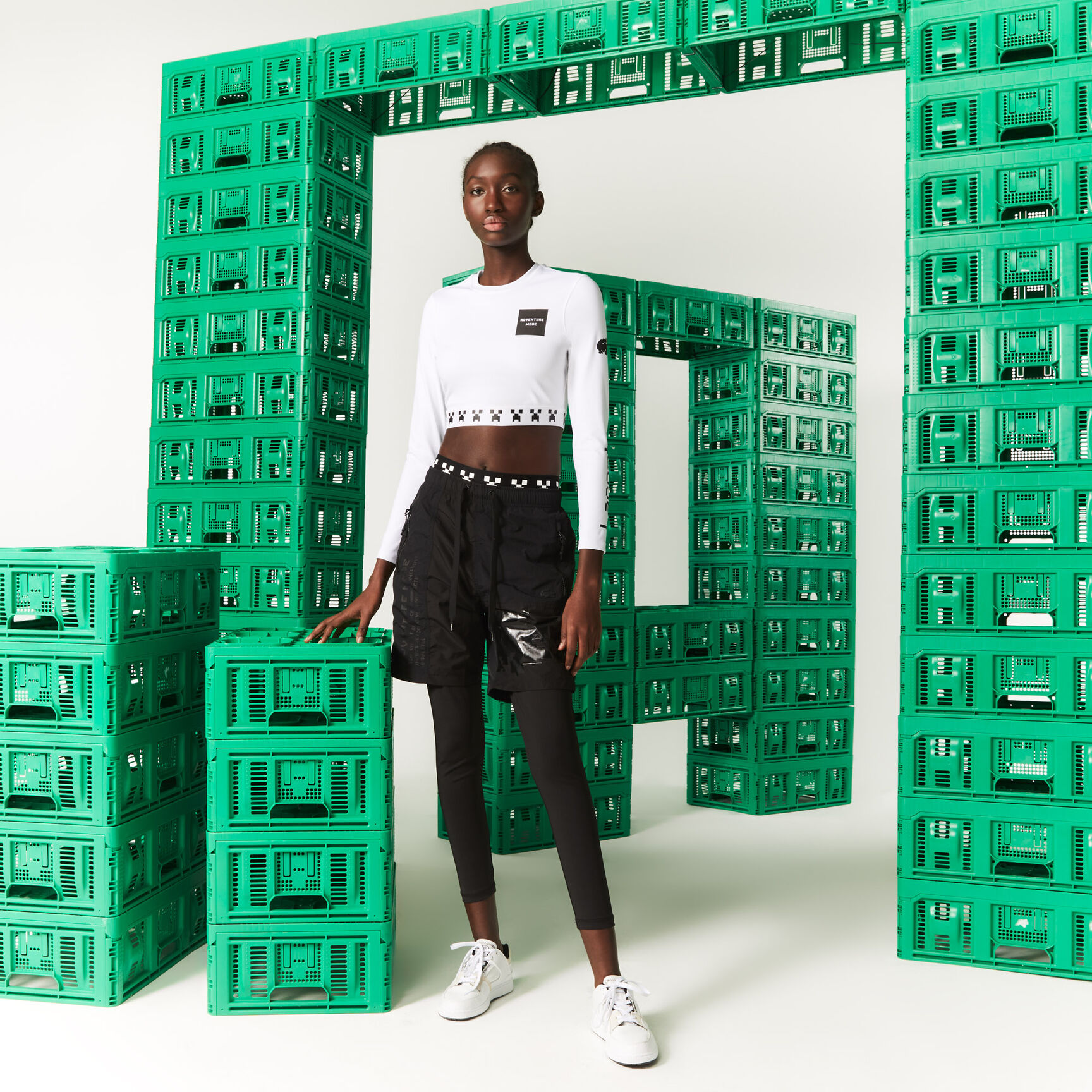 Women's Lacoste L!VE x Minecraft T-Shirt Women's Lacoste L!VE x Minecraft T-Shirt