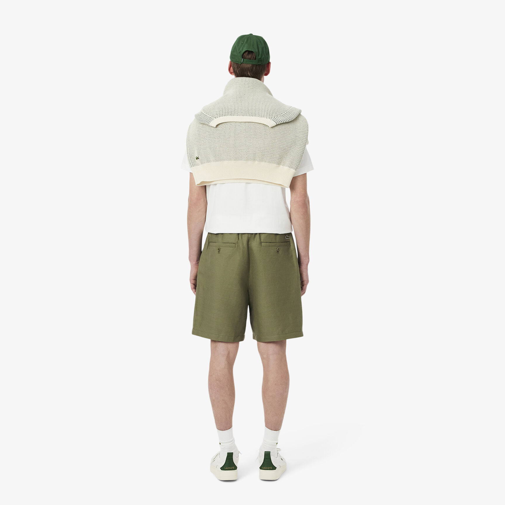 Regular Fit Wool Blend Shorts