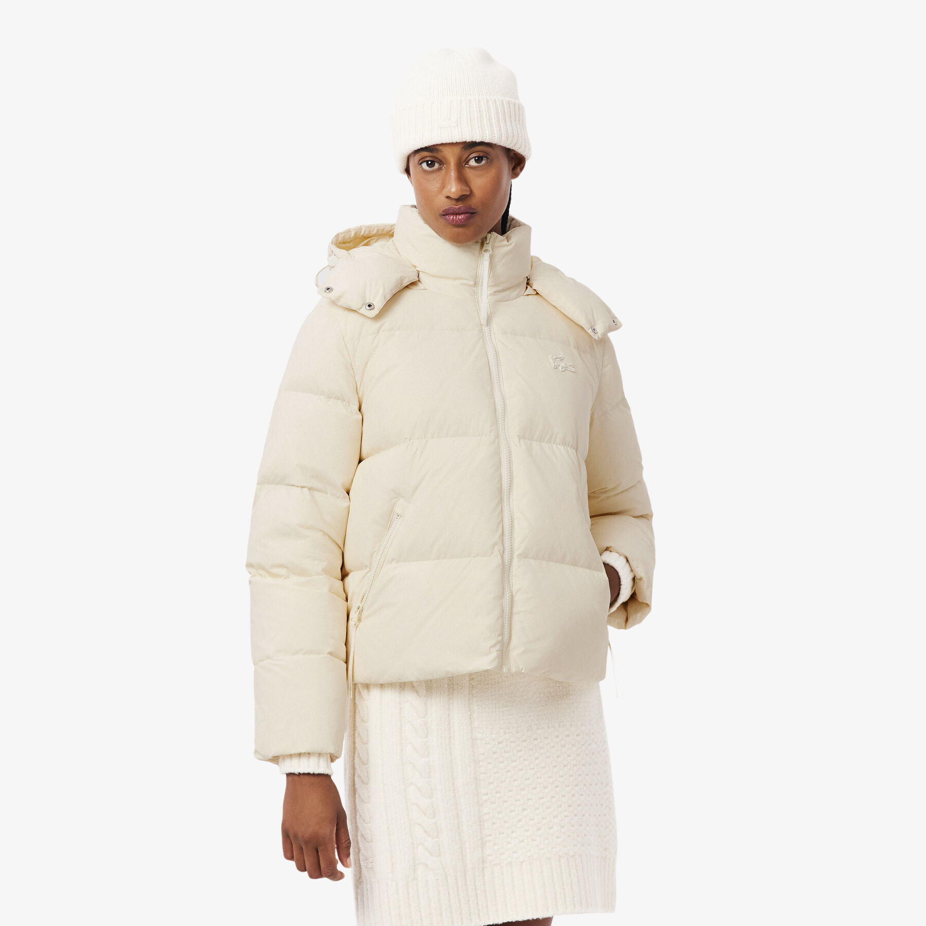 Relaxed Fit Hooded Down Jacket