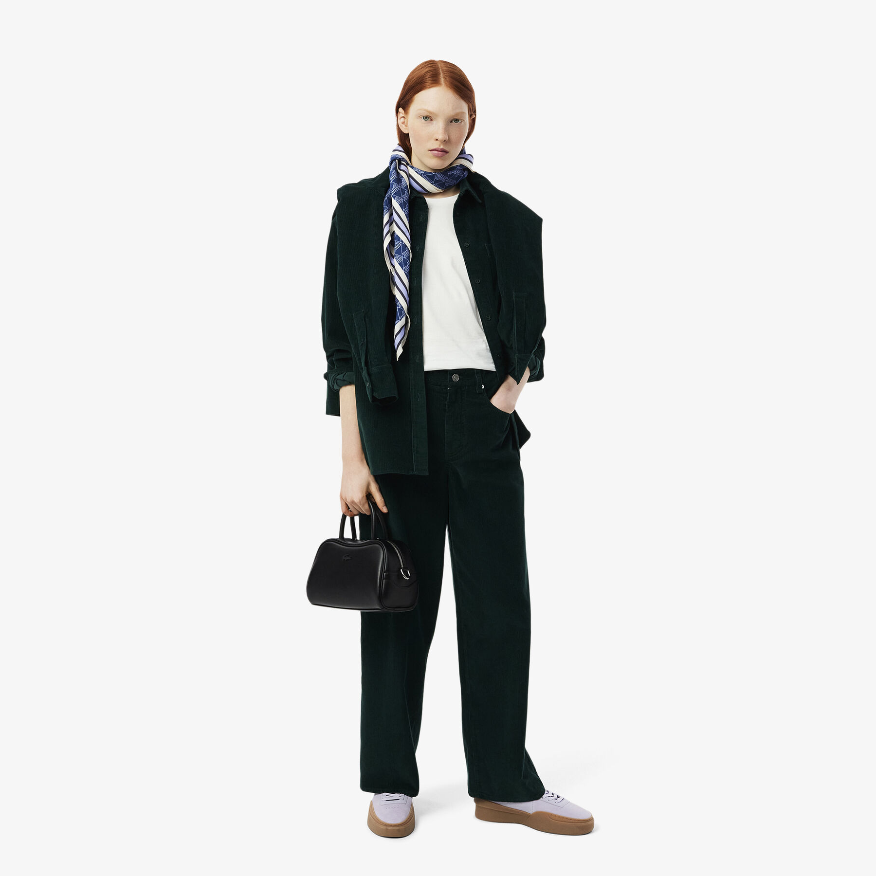 lacoste lora small leather purse