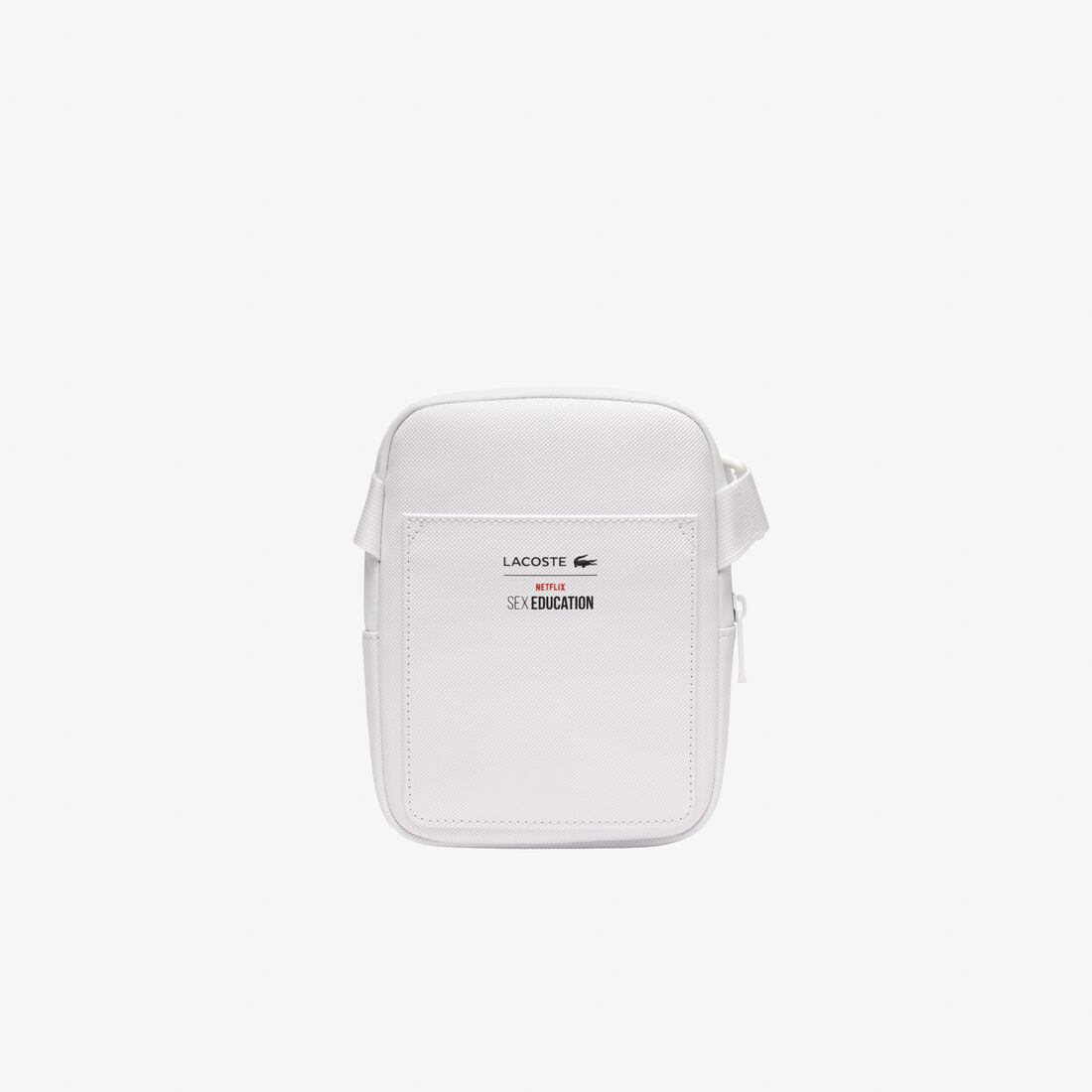 Men’s Lacoste x Netflix Croc Print Shoulder Bag - Small Men’s Lacoste x Netflix Croc Print Shoulder Bag - Small