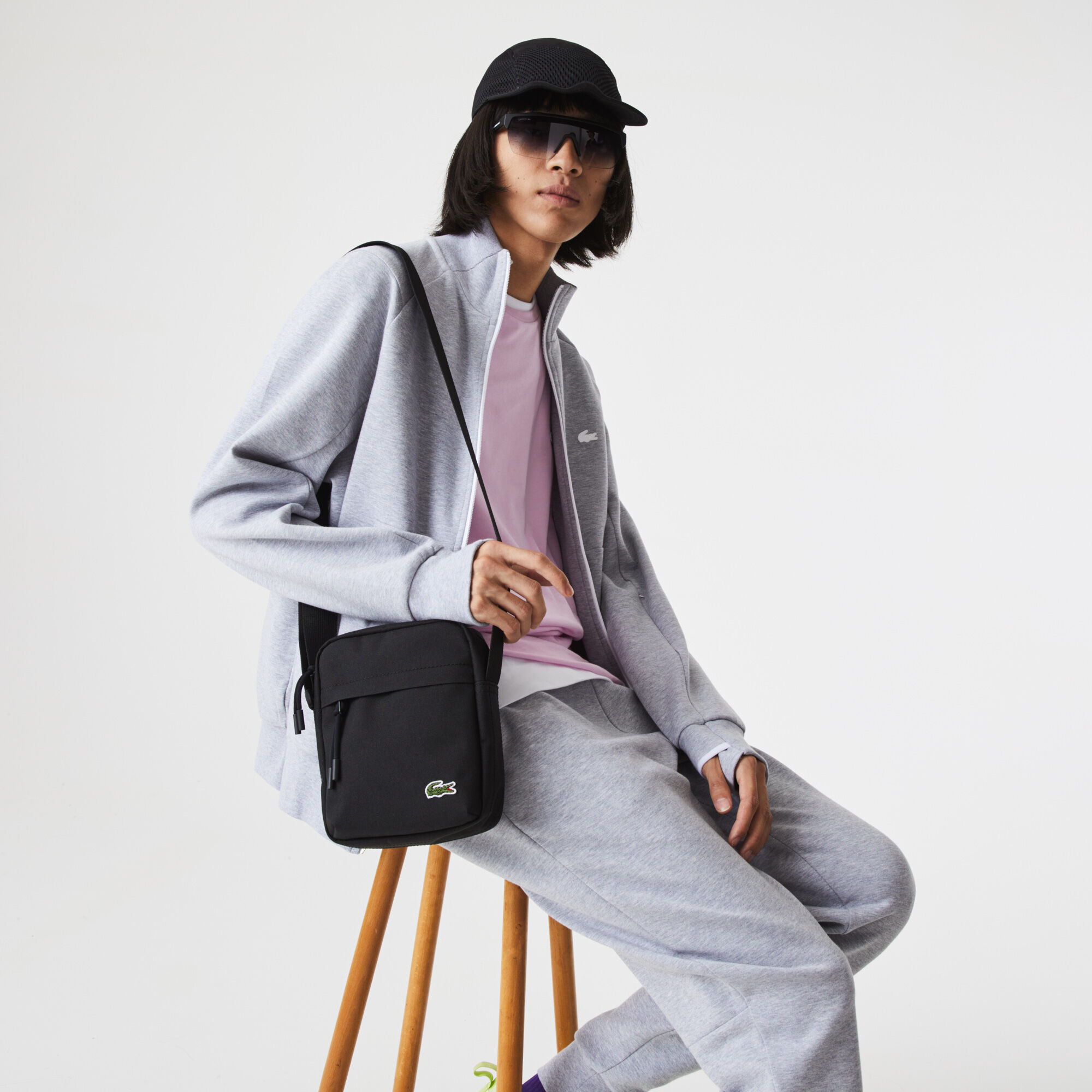 Buy Unisex Lacoste Zip Crossover Bag Lacoste SA