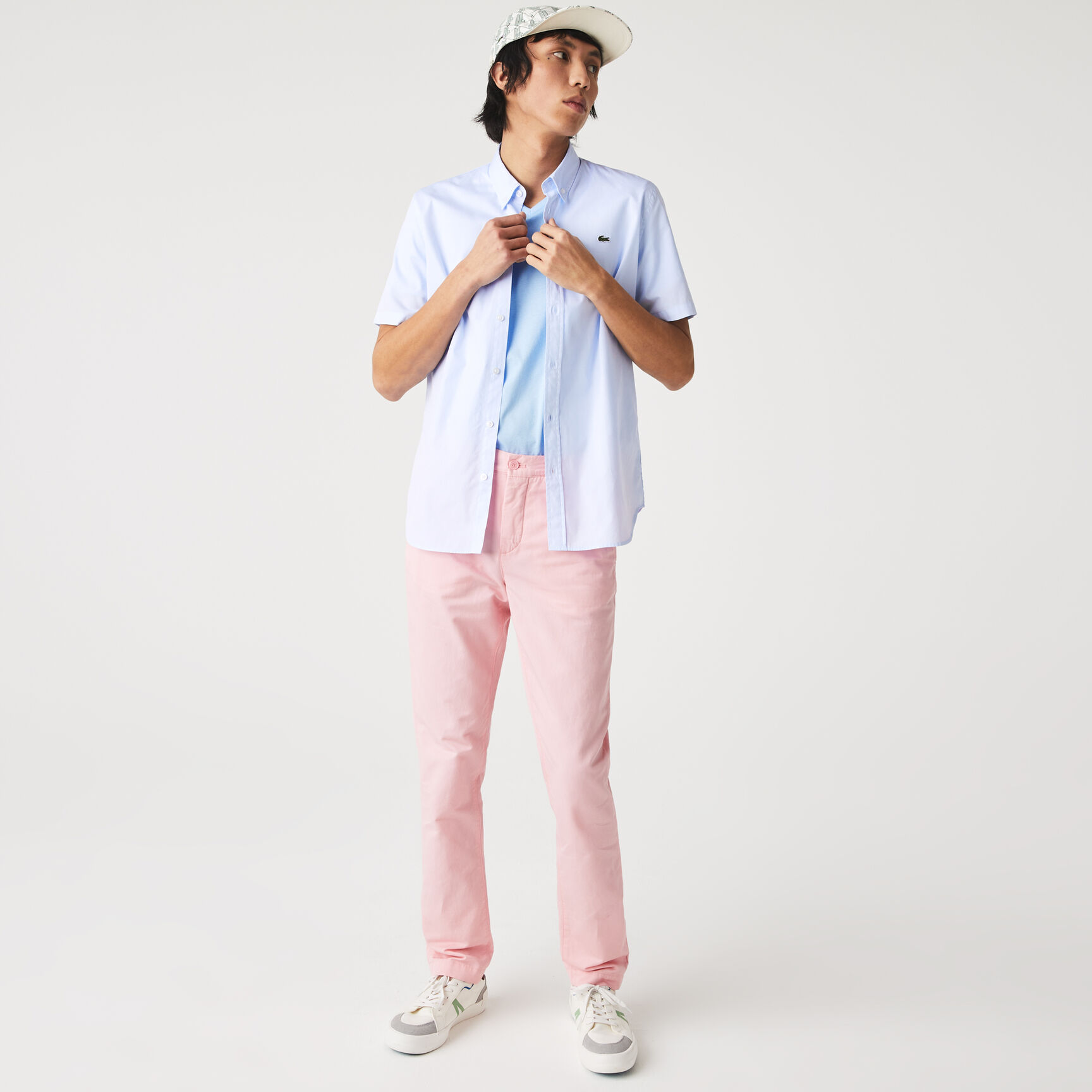 قميص قطن فاخر بقصة عادية للرجال