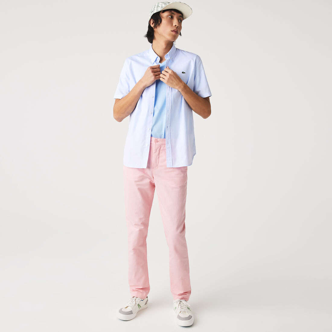 قميص قطن فاخر بقصة عادية للرجال قميص قطن فاخر بقصة عادية للرجال