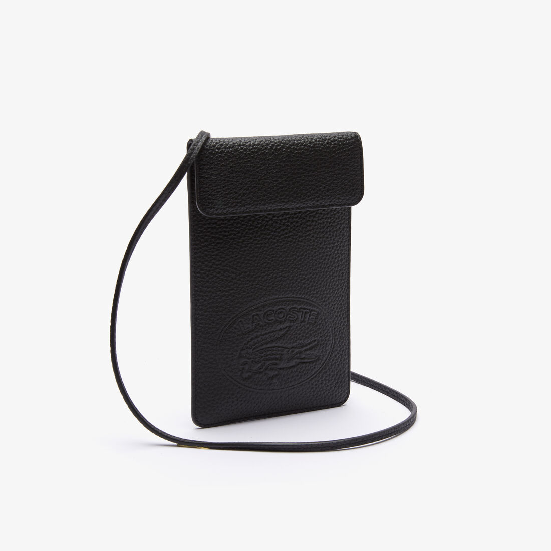 حقيبة هاتف ذكي من الجلد المحبب Croco Crew للسيدات حقيبة هاتف ذكي من الجلد المحبب Croco Crew للسيدات