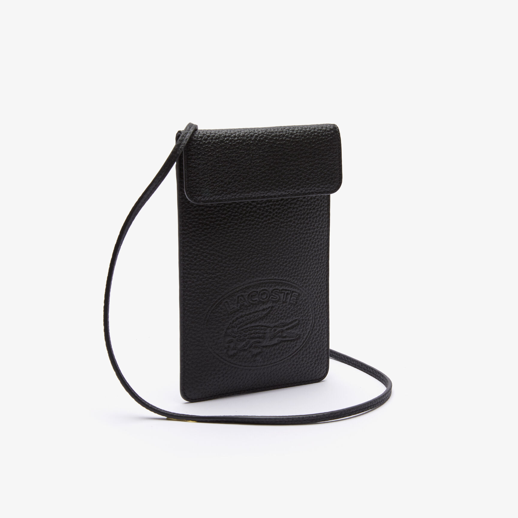 حقيبة هاتف ذكي من الجلد المحبب Croco Crew للسيدات حقيبة هاتف ذكي من الجلد المحبب Croco Crew للسيدات