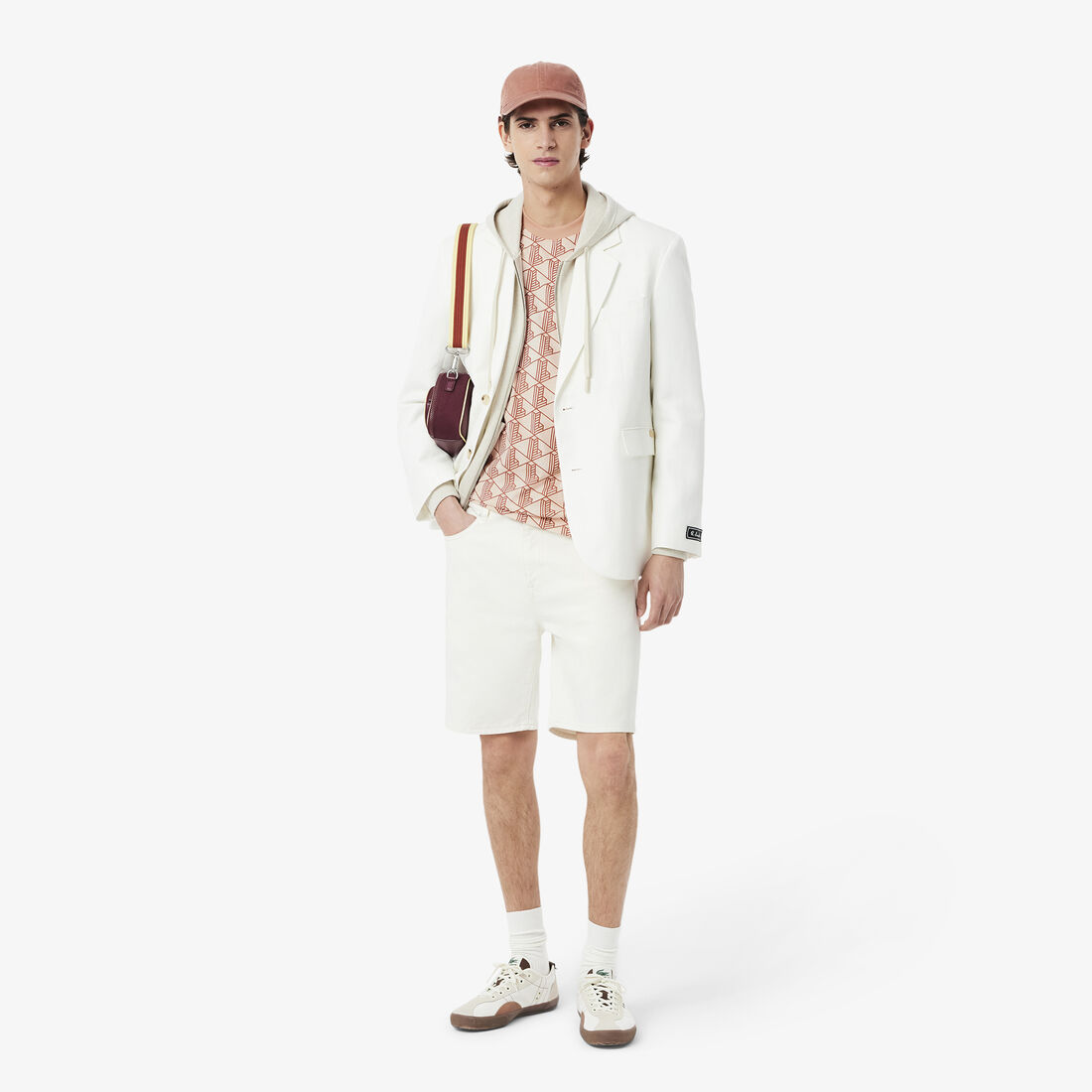 تيشيرت قطن مونوغرام تيشيرت قطن مونوغرام