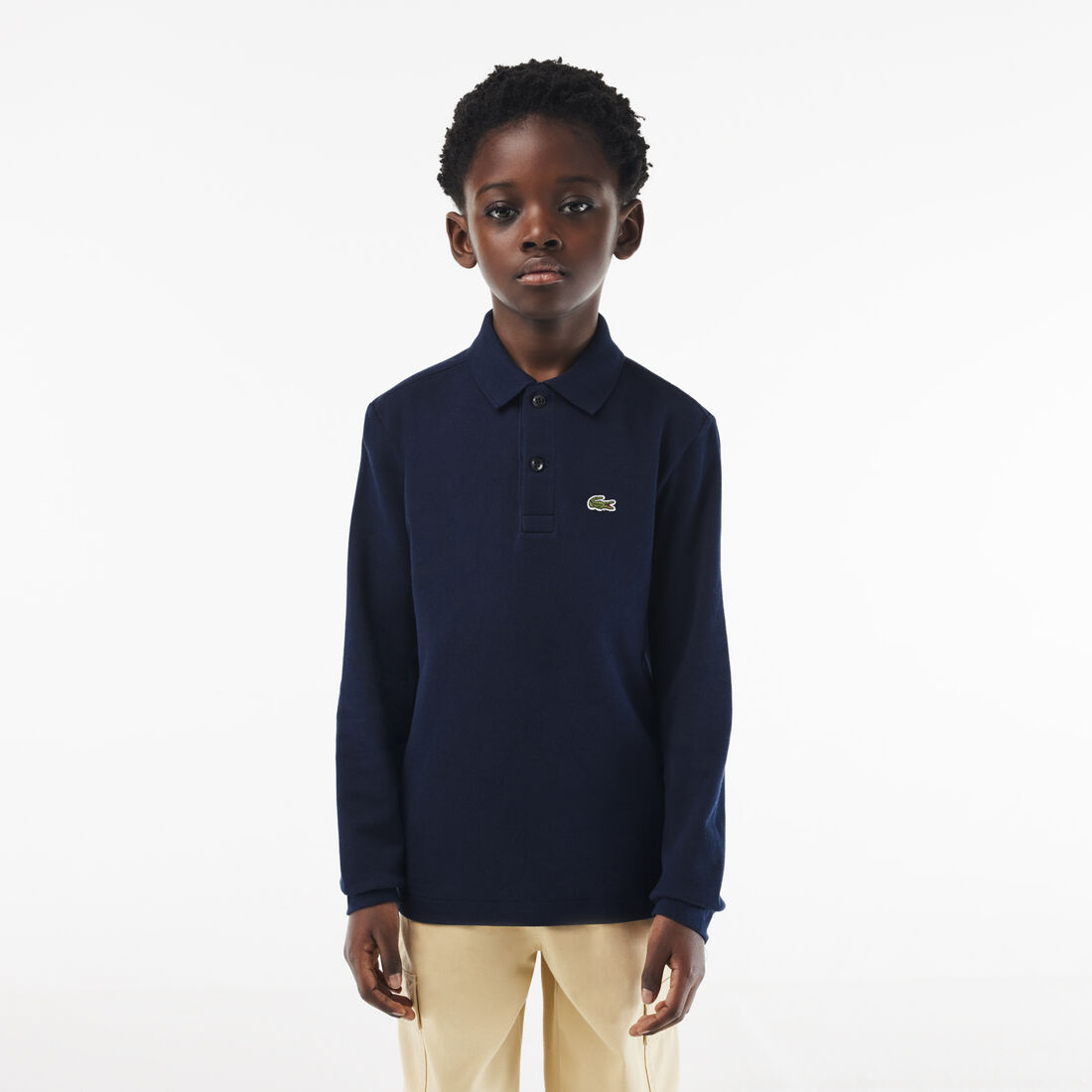 Buy Kids' Lacoste Regular Fit Petit Pique Polo Shirt Lacoste SA