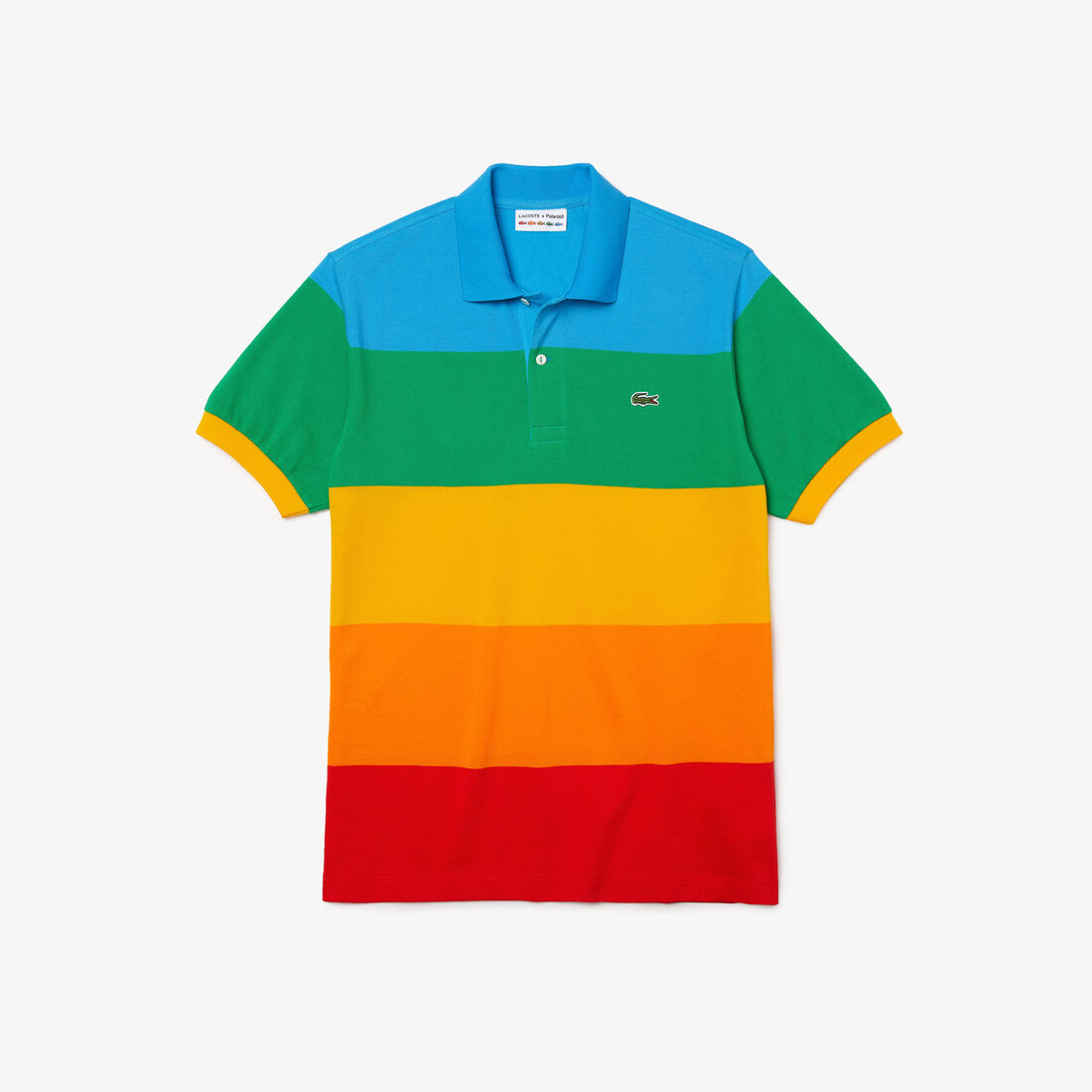 Men’s Polaroid Collaboration Color Striped Classic Fit Polo Men’s Polaroid Collaboration Color Striped Classic Fit Polo