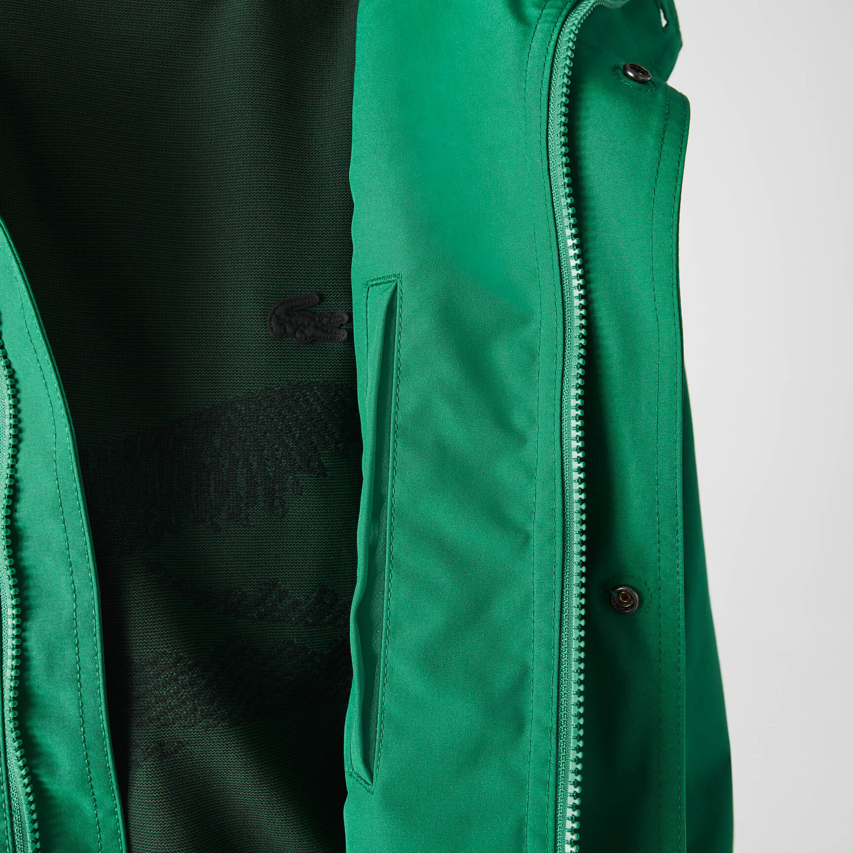 جاكيت باركا قصير مزيج قطن مقاوم للماء بغطاء رأس للرجال جاكيت باركا قصير مزيج قطن مقاوم للماء بغطاء رأس للرجال