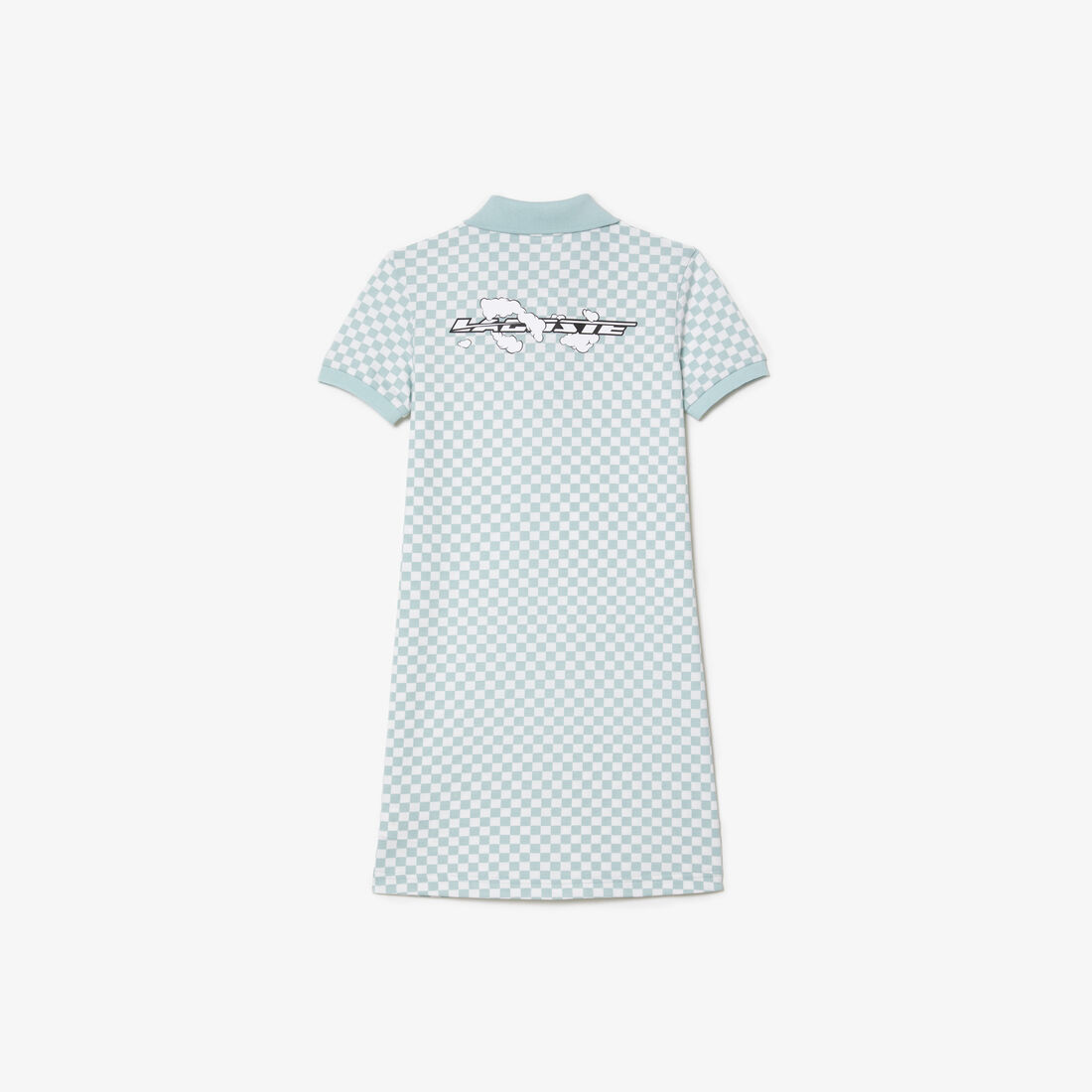 Girls’ Lacoste Check Print Organic Cotton Polo Dress Girls’ Lacoste Check Print Organic Cotton Polo Dress