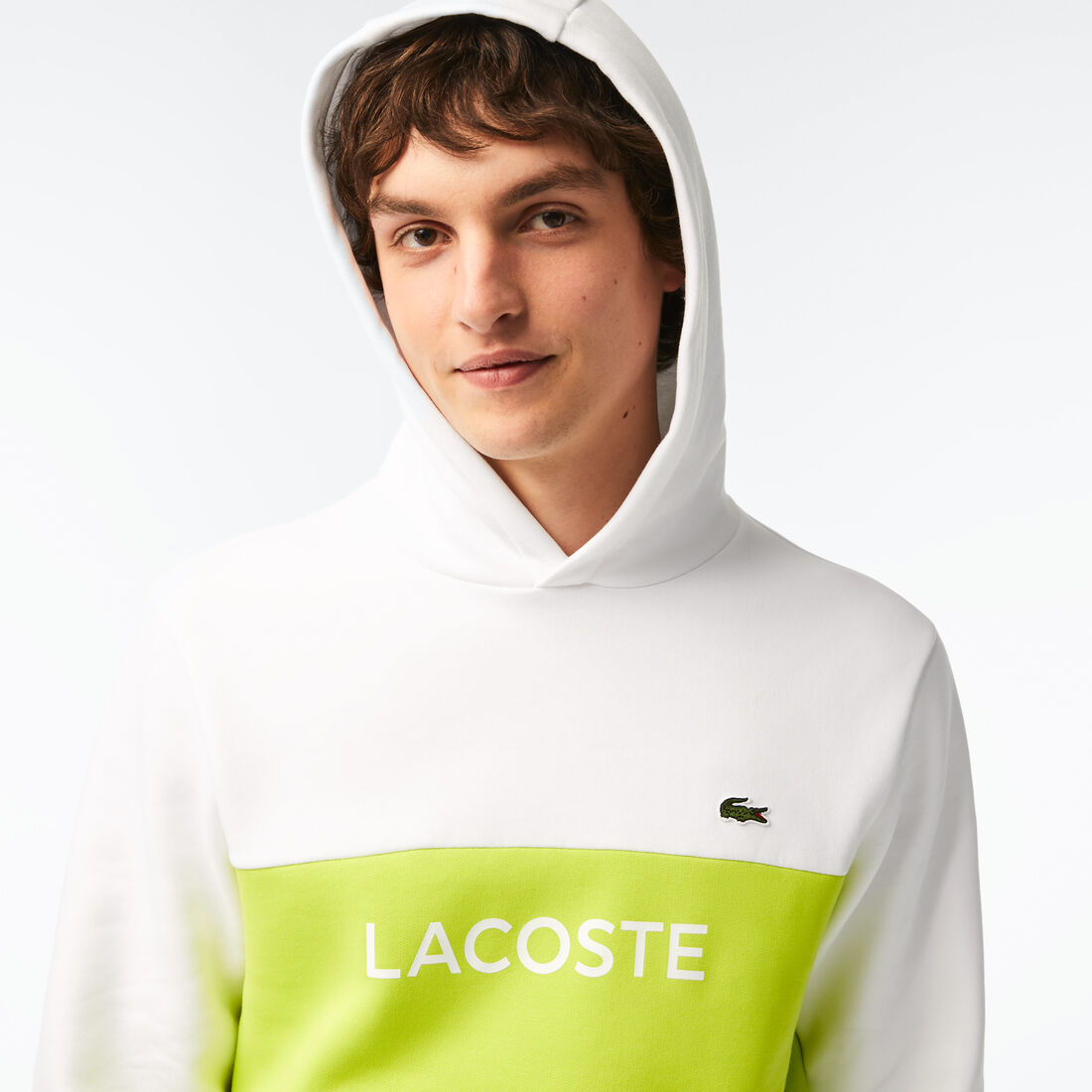 Men’s Classic Fit Branded Colourblock Hoodie Men’s Classic Fit Branded Colourblock Hoodie