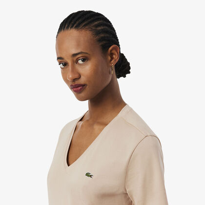 Relaxed Fit Soft Cotton V Neck T-shirt Relaxed Fit Soft Cotton V Neck T-shirt