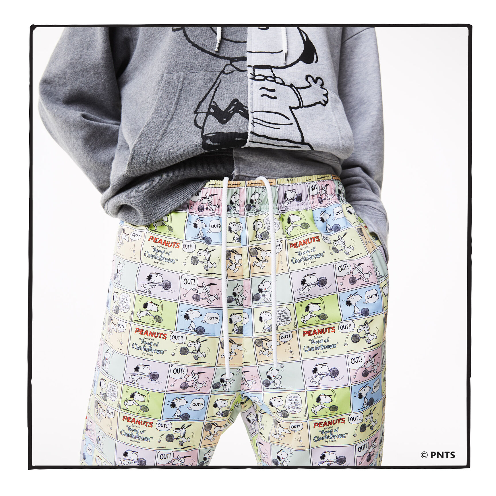 Unisex Lacoste x Peanuts Light Print Tracksuit Pants