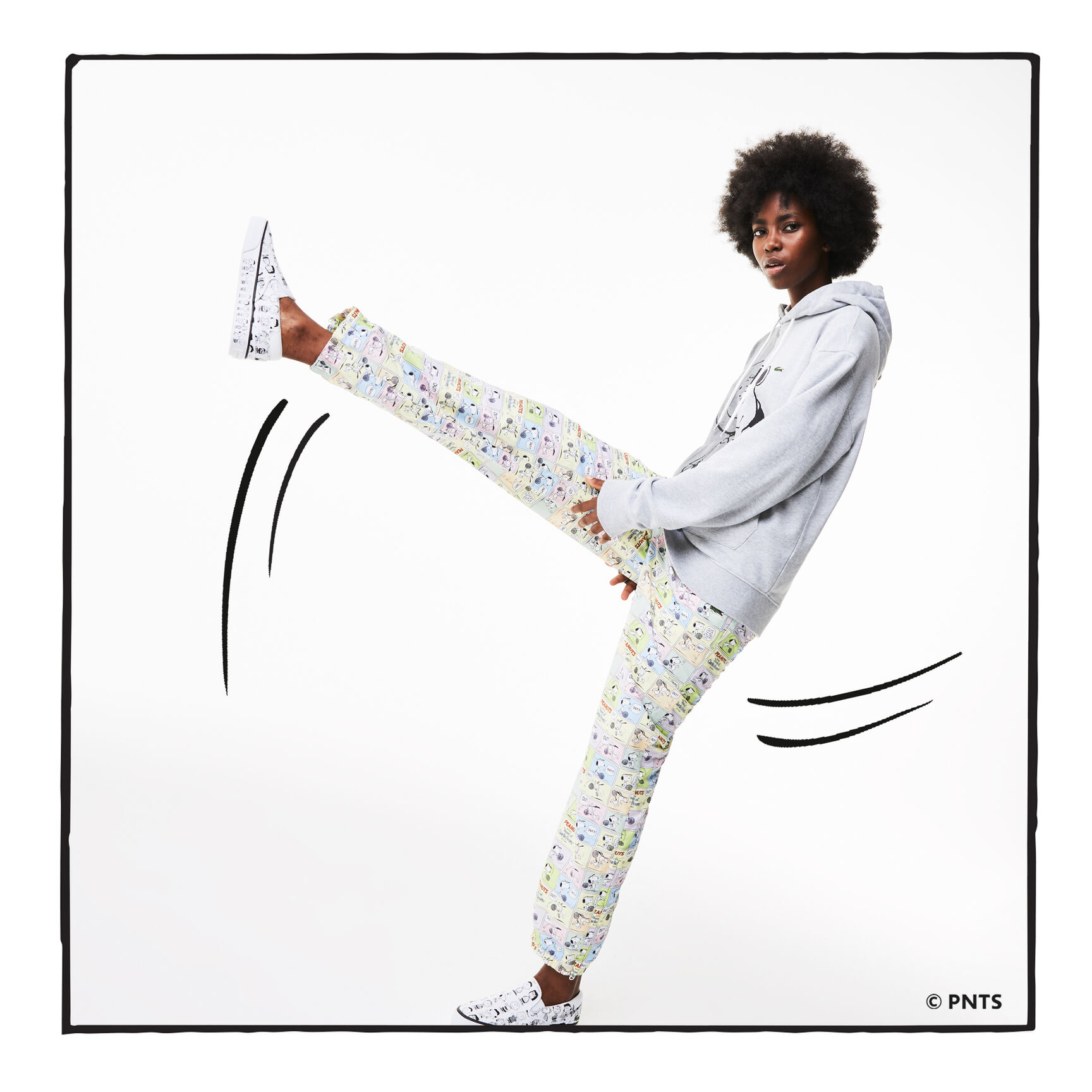 Unisex Lacoste x Peanuts Light Print Tracksuit Pants