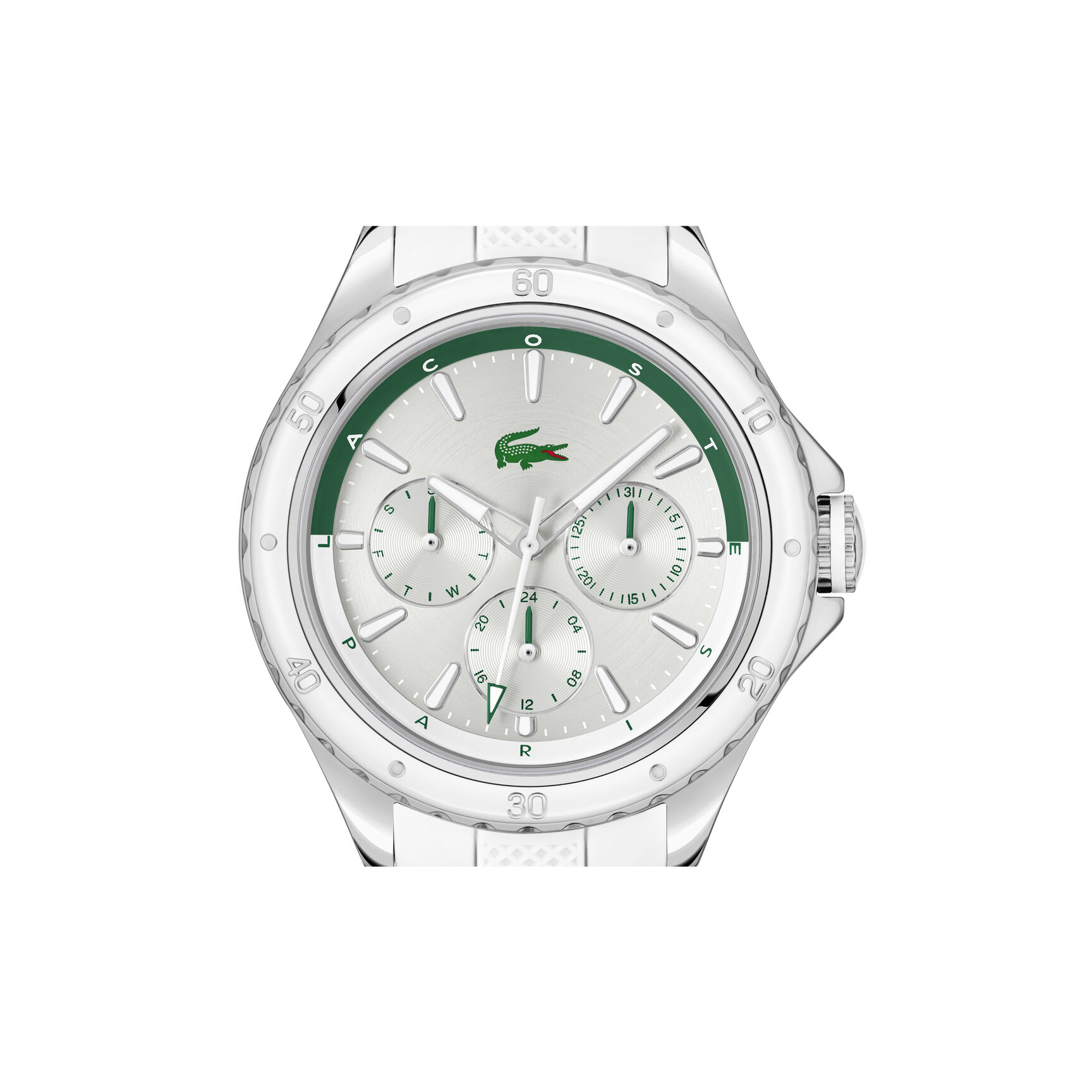 Santorini White Silicone Watch