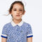 girl s leopard print lacoste polo shirt