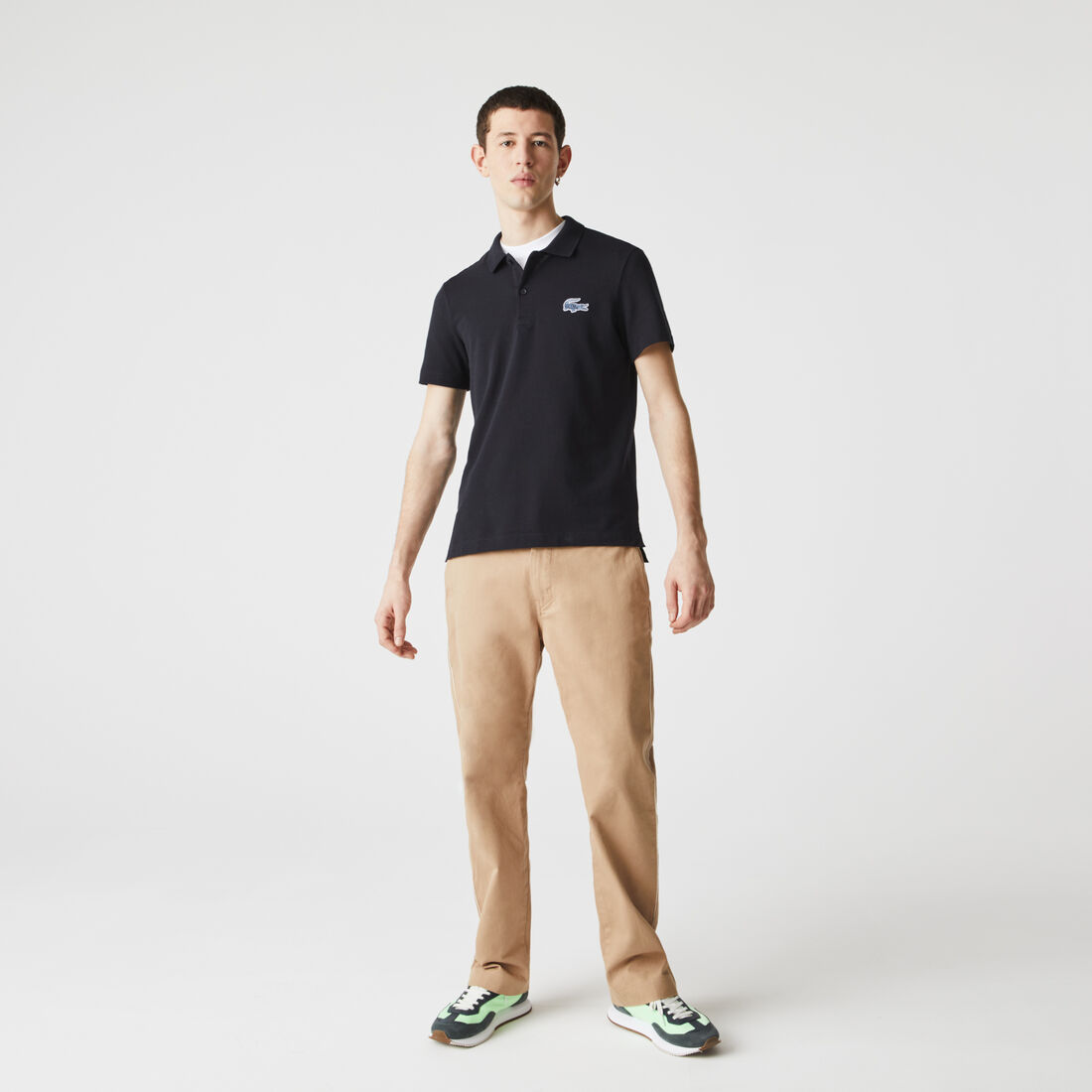 Men’s Lacoste Regular Fit Badge Cotton Piqué Polo Men’s Lacoste Regular Fit Badge Cotton Piqué Polo