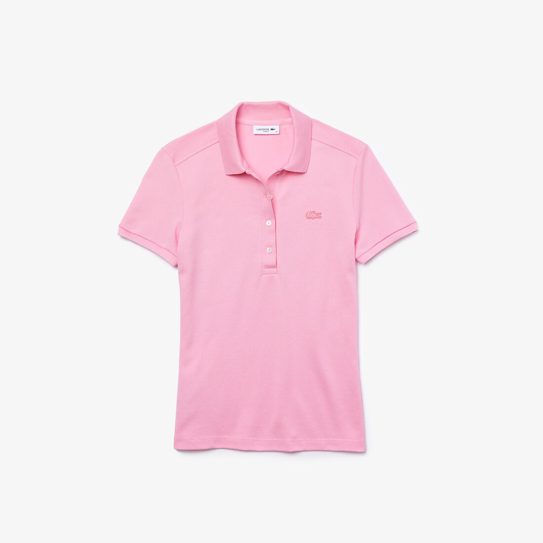 تيشيرت بولو L.12.D بقصة ضيقة من قماش بيتي بيكيه المطاطي تيشيرت بولو L.12.D بقصة ضيقة من قماش بيتي بيكيه المطاطي