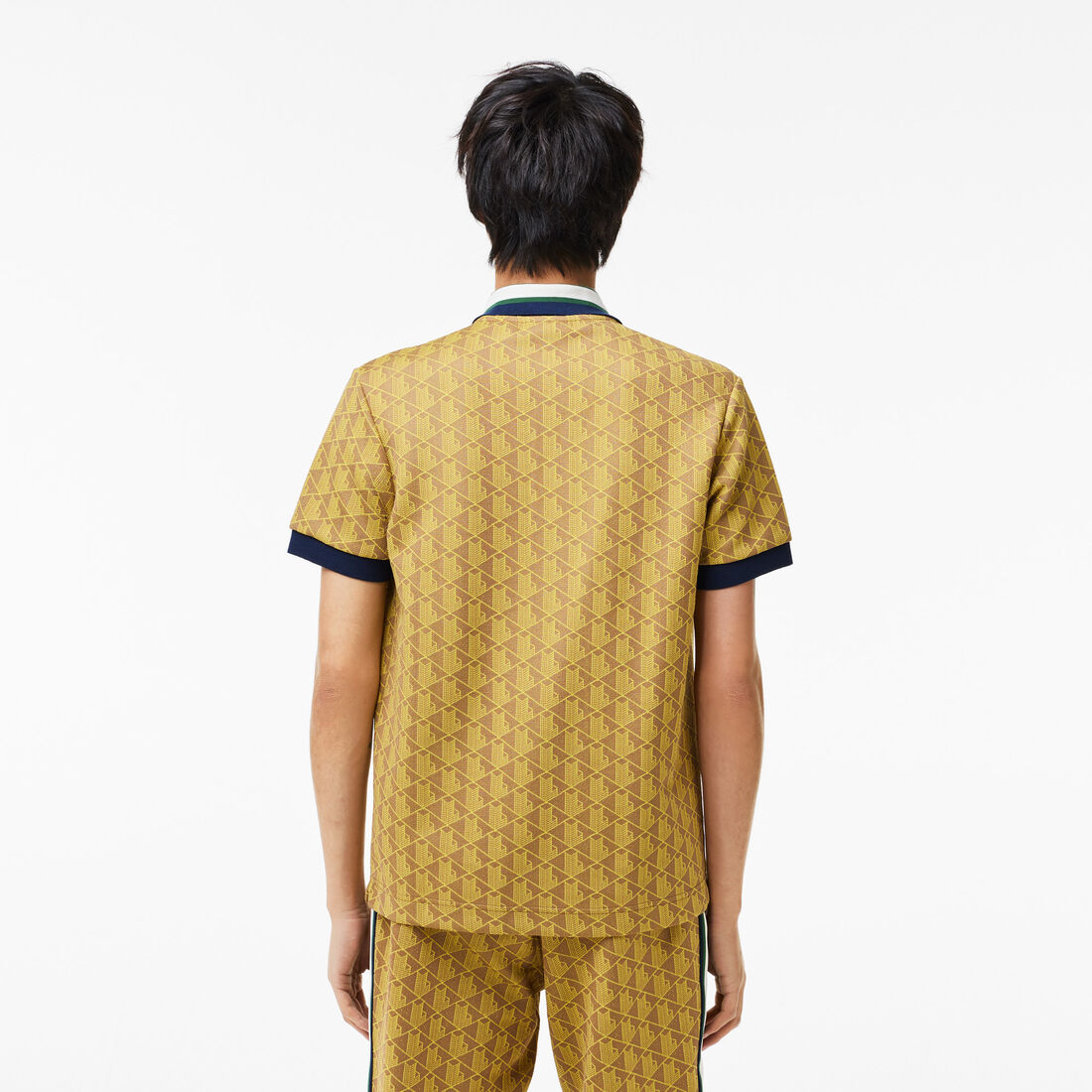 Classic Fit Monogram Jacquard Polo Shirt Classic Fit Monogram Jacquard Polo Shirt