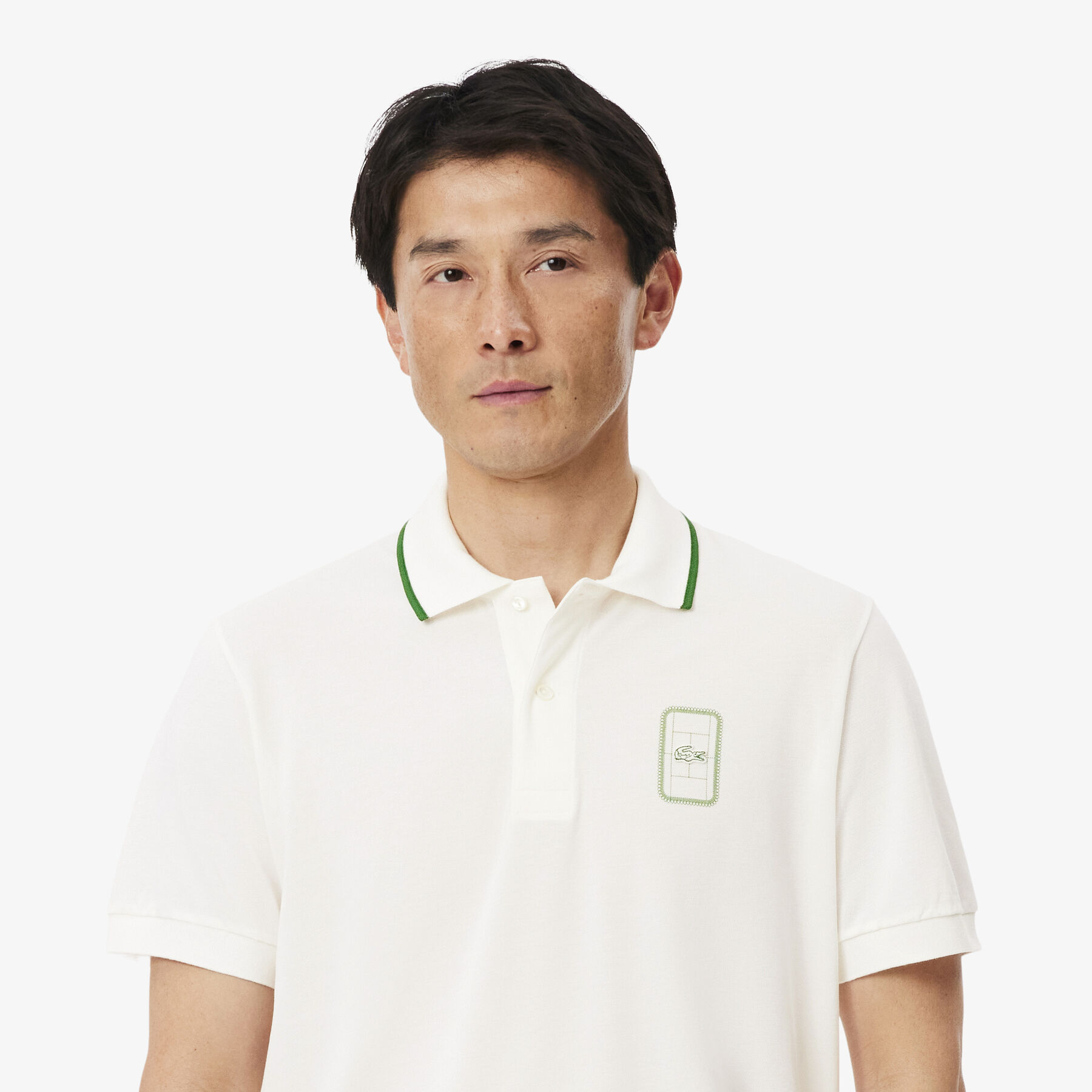 Classic Fit Printed Pique Polo Shirt lacoste classic fit printed pique polo shirt
