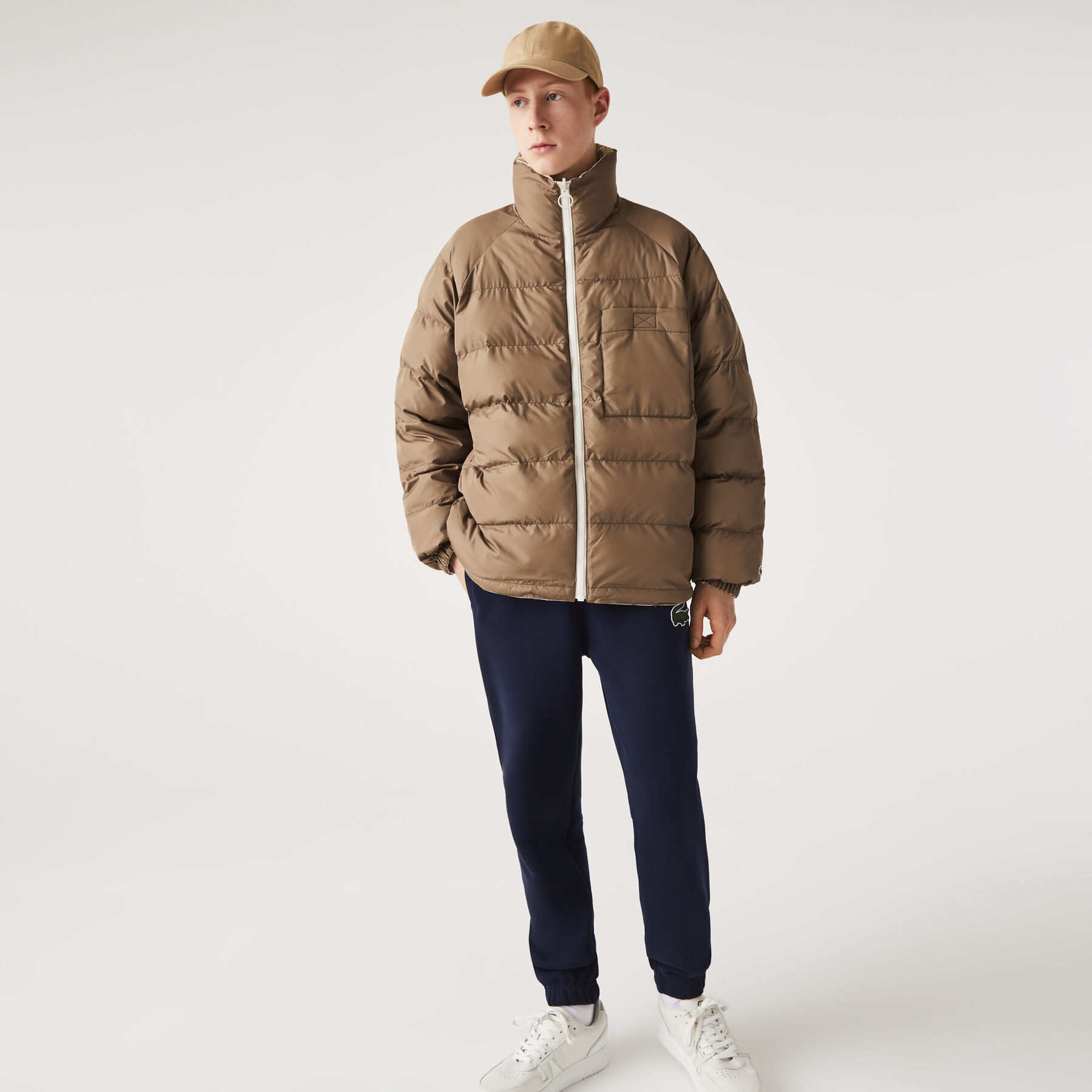 Unisex Lacoste Water-Repellent Reversible Jacket unisex lacoste water repellent reversible jacket