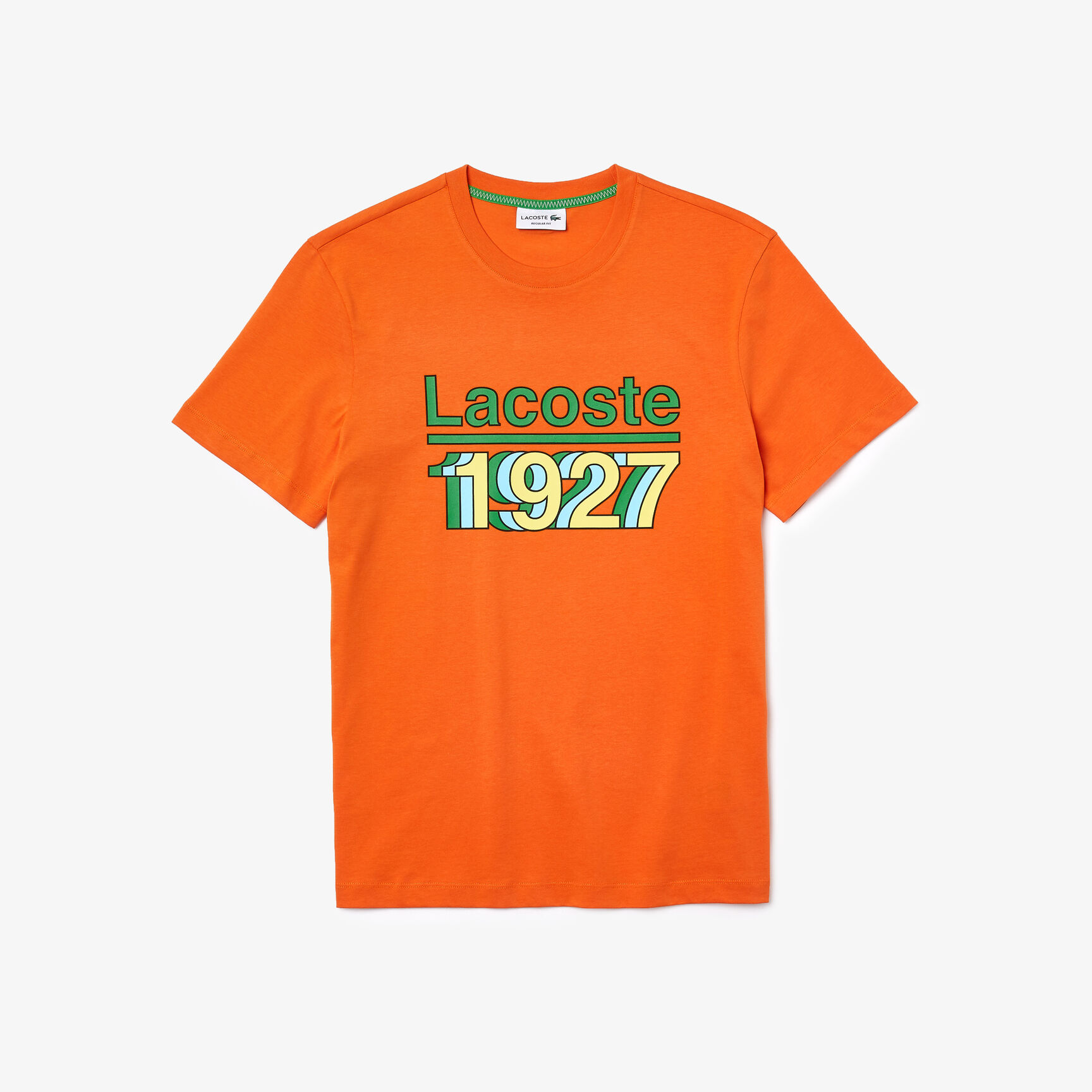 تيشيرت قطني مطبوع برقبة دائرية للرجال تيشيرت قطني مطبوع برقبة دائرية للرجال