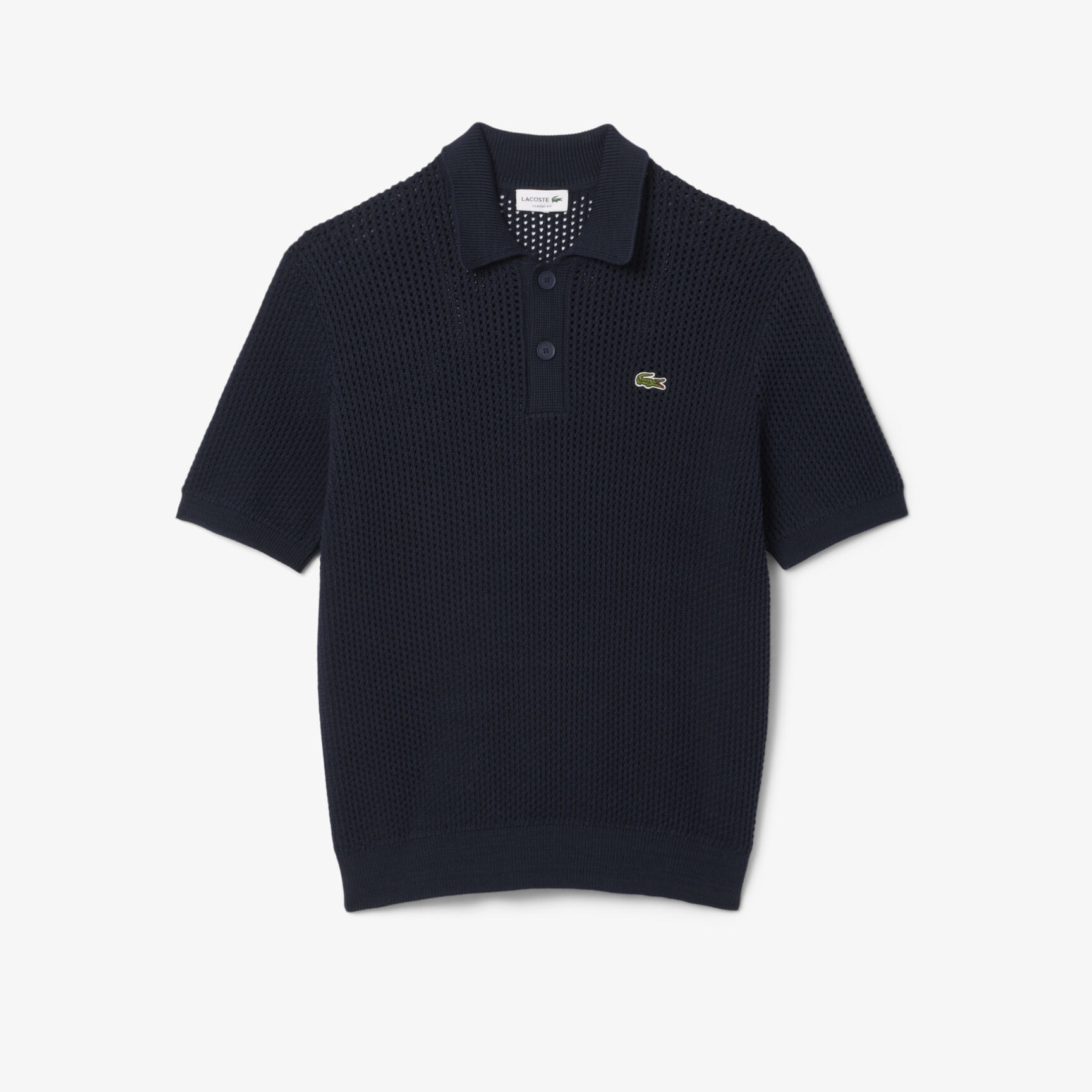 Short Sleeved Heavy Cotton Polo Sweater Short Sleeved Heavy Cotton Polo Sweater