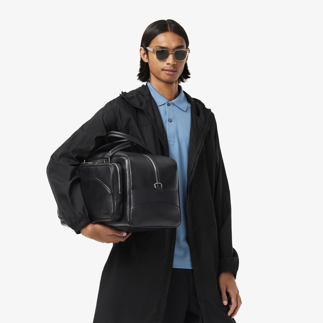 Angy Leather Computer Pocket Weekend Bag Angy Leather Computer Pocket Weekend Bag