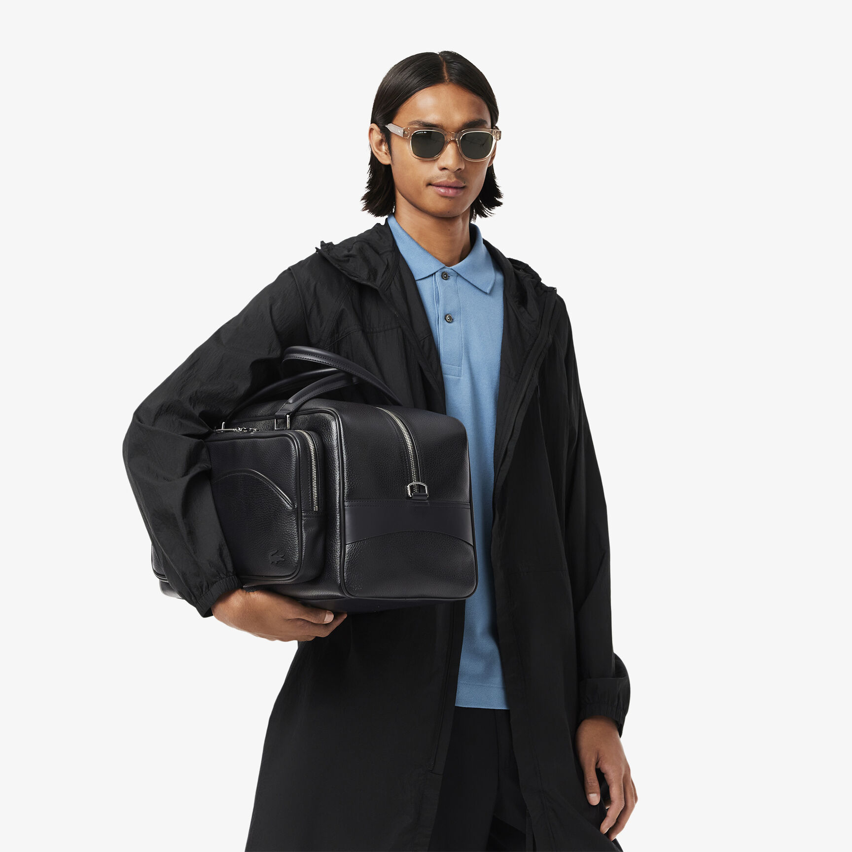 Angy Leather Computer Pocket Weekend Bag Angy Leather Computer Pocket Weekend Bag