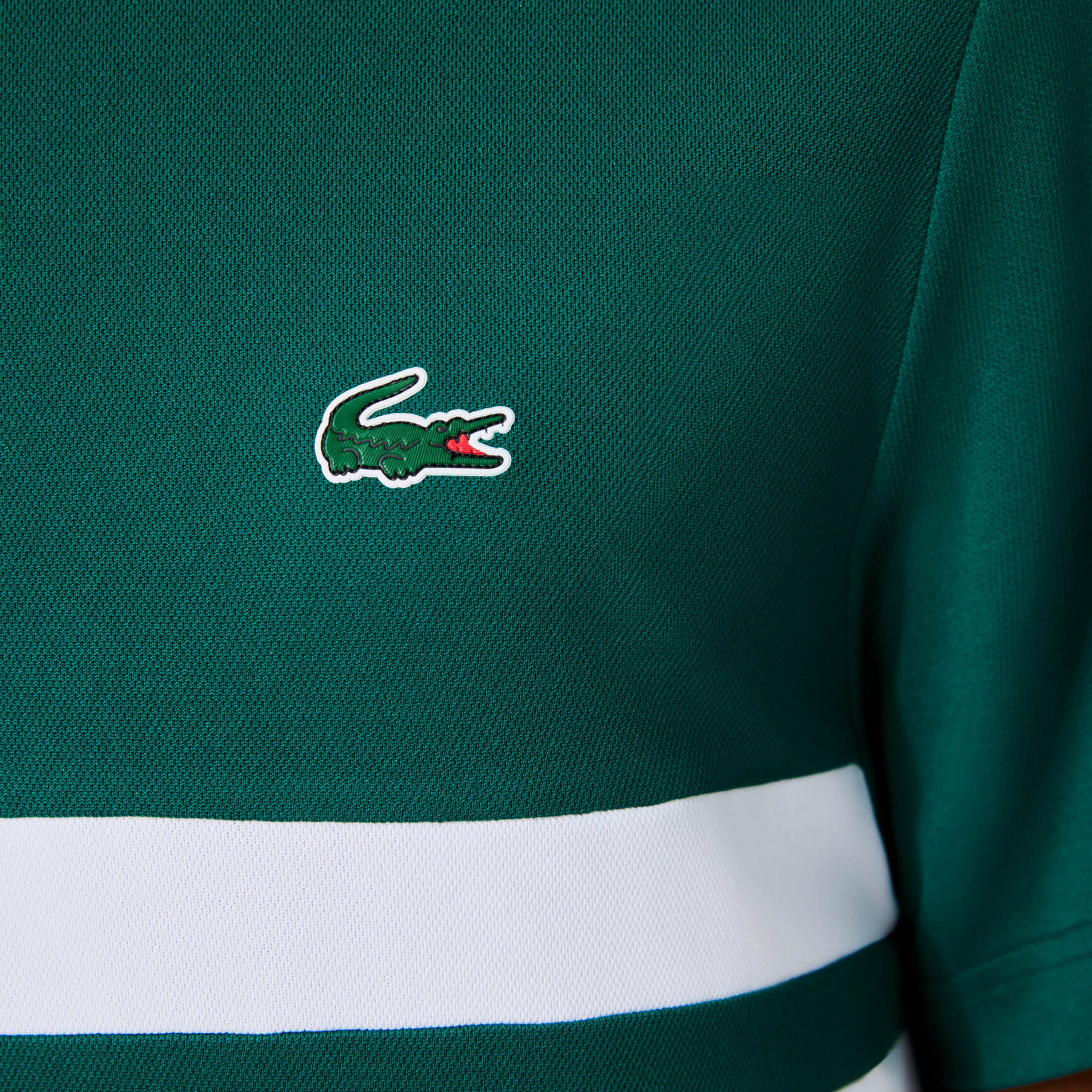 قميص بولو للتنس للرجال من البيكيه المسامي المقاوم مجموعة Lacoste SPORT قميص بولو للتنس للرجال من البيكيه المسامي المقاوم مجموعة Lacoste SPORT