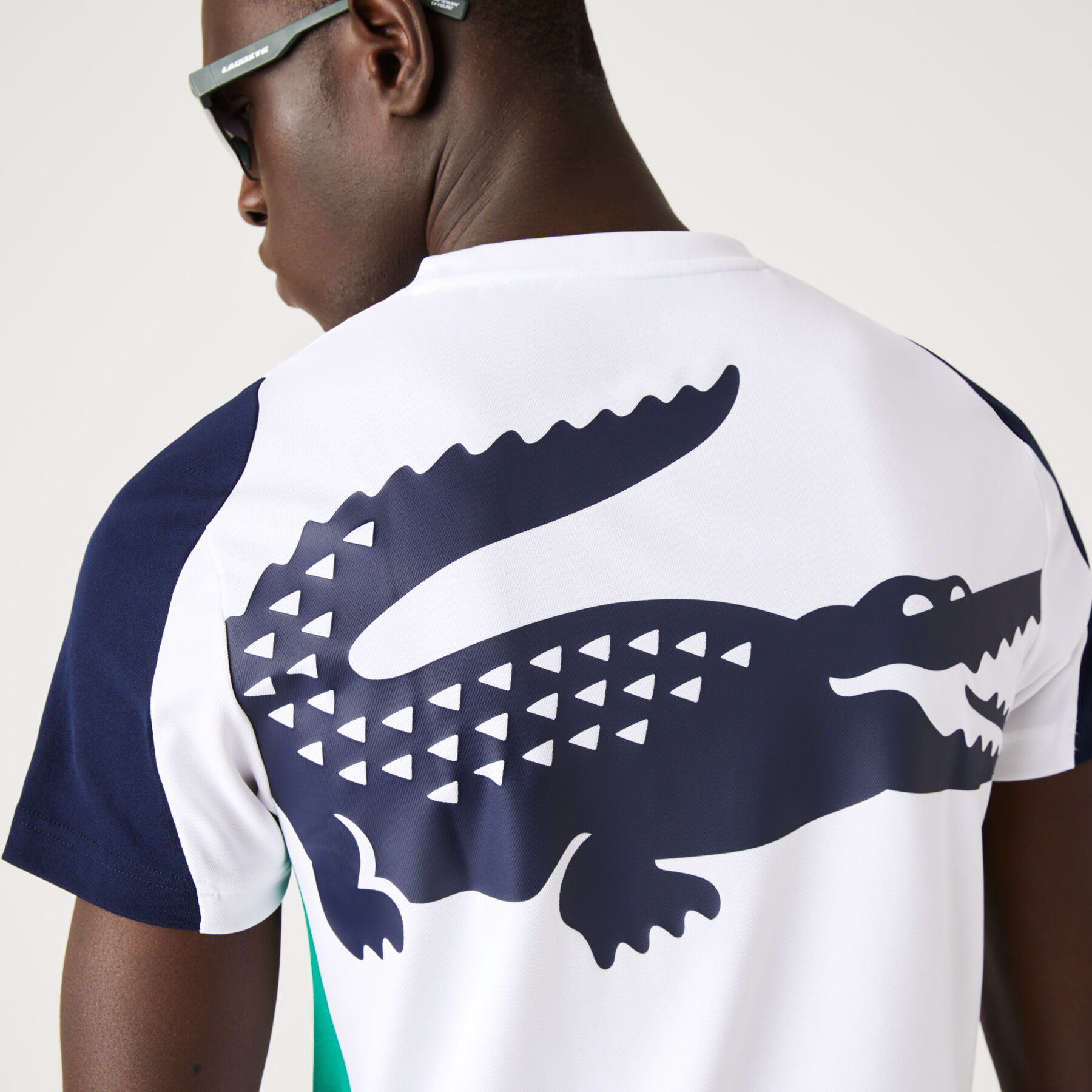 تيشيرت تنس بطبعة تمساح للرجال مجموعة Lacoste SPORT لاكوست تيشيرت تنس بطبعة تمساح للرجال مجموعة lacoste sport