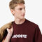 lacoste classic fit heavy cotton logo t shirt
