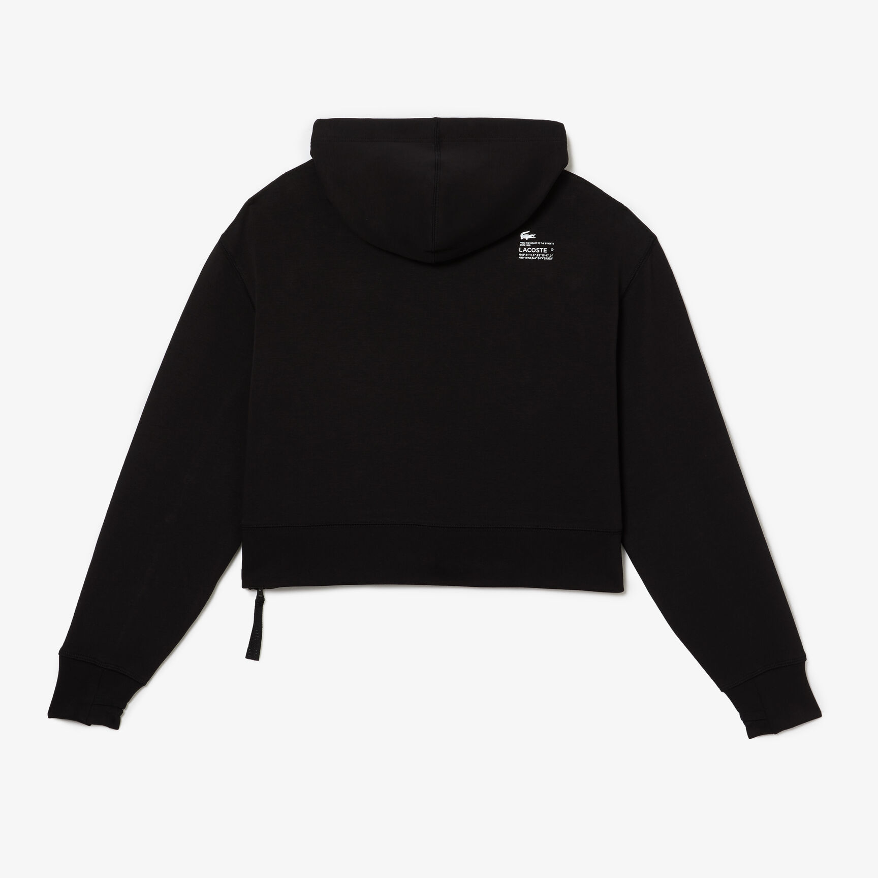 Short Cut Cotton Hoodie