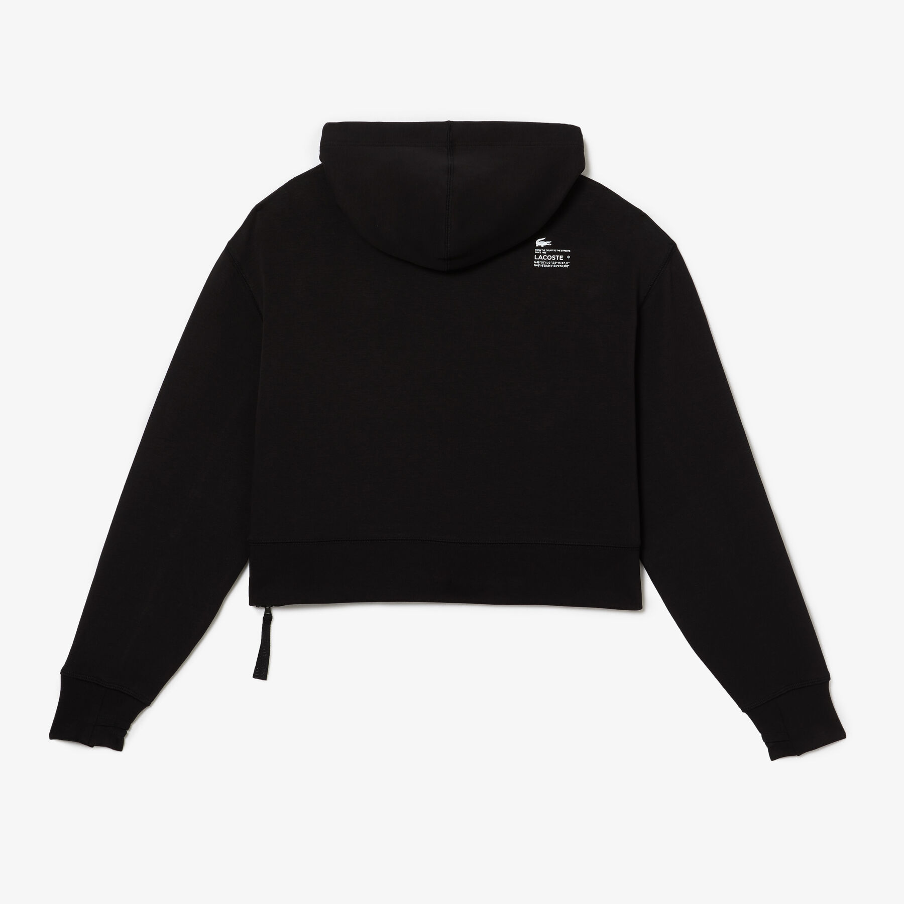 Short Cut Cotton Hoodie lacoste short cut cotton hoodie